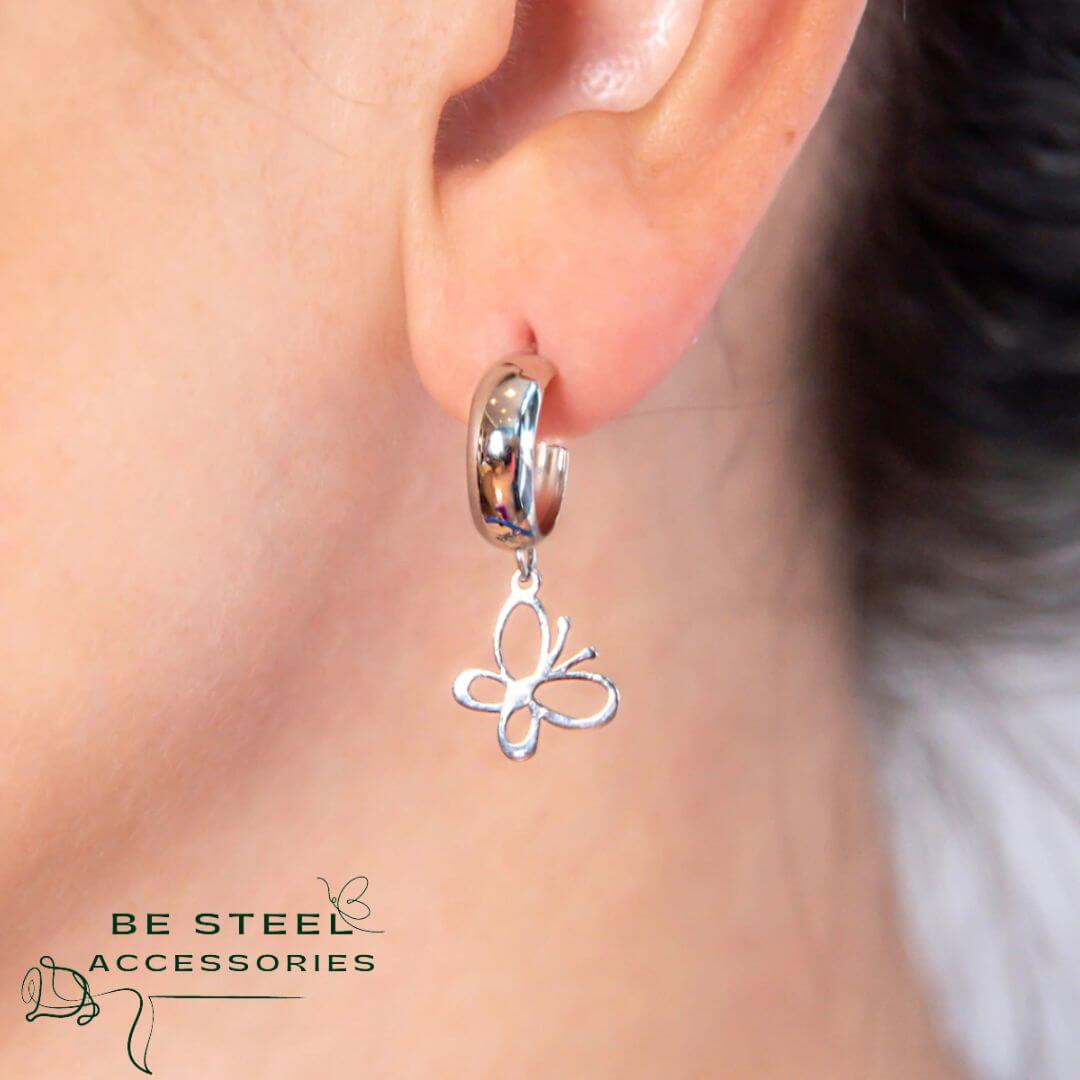 Argolas Chapas com Pingentes