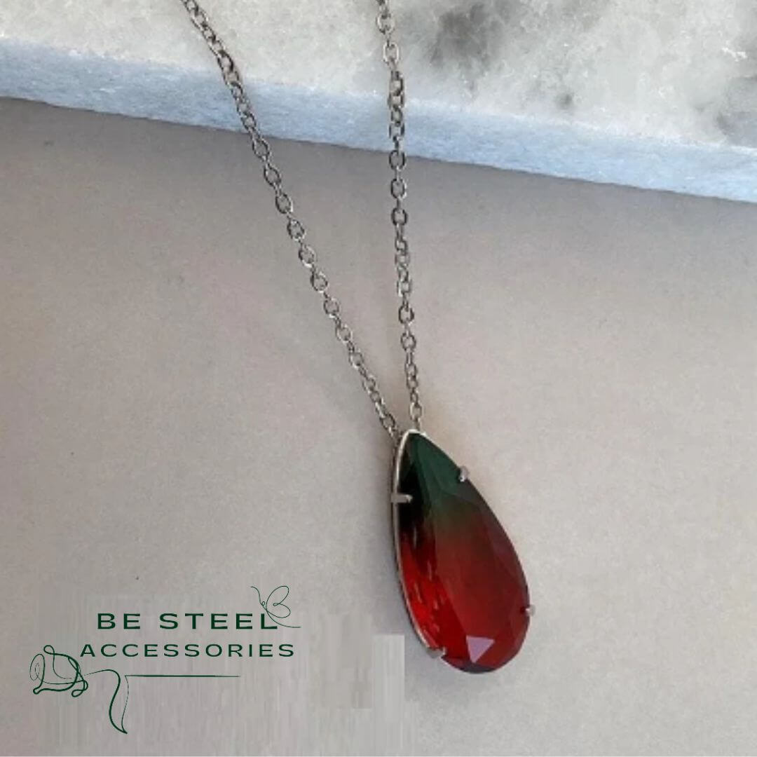 Colar Zircônia Gota