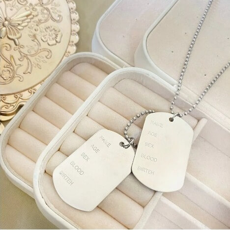 Colar Dog Tag