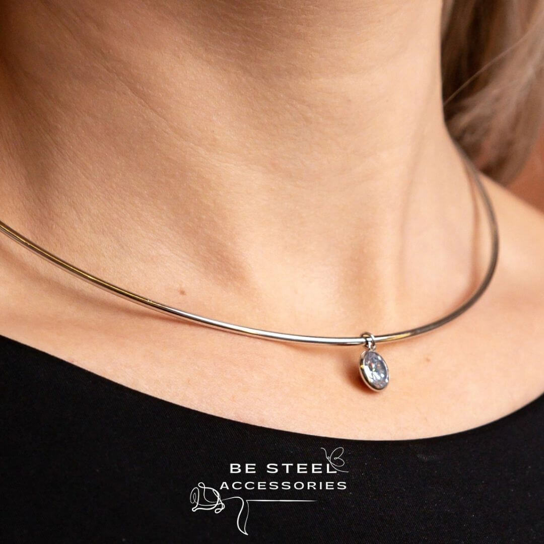 Choker Aro Zircônia