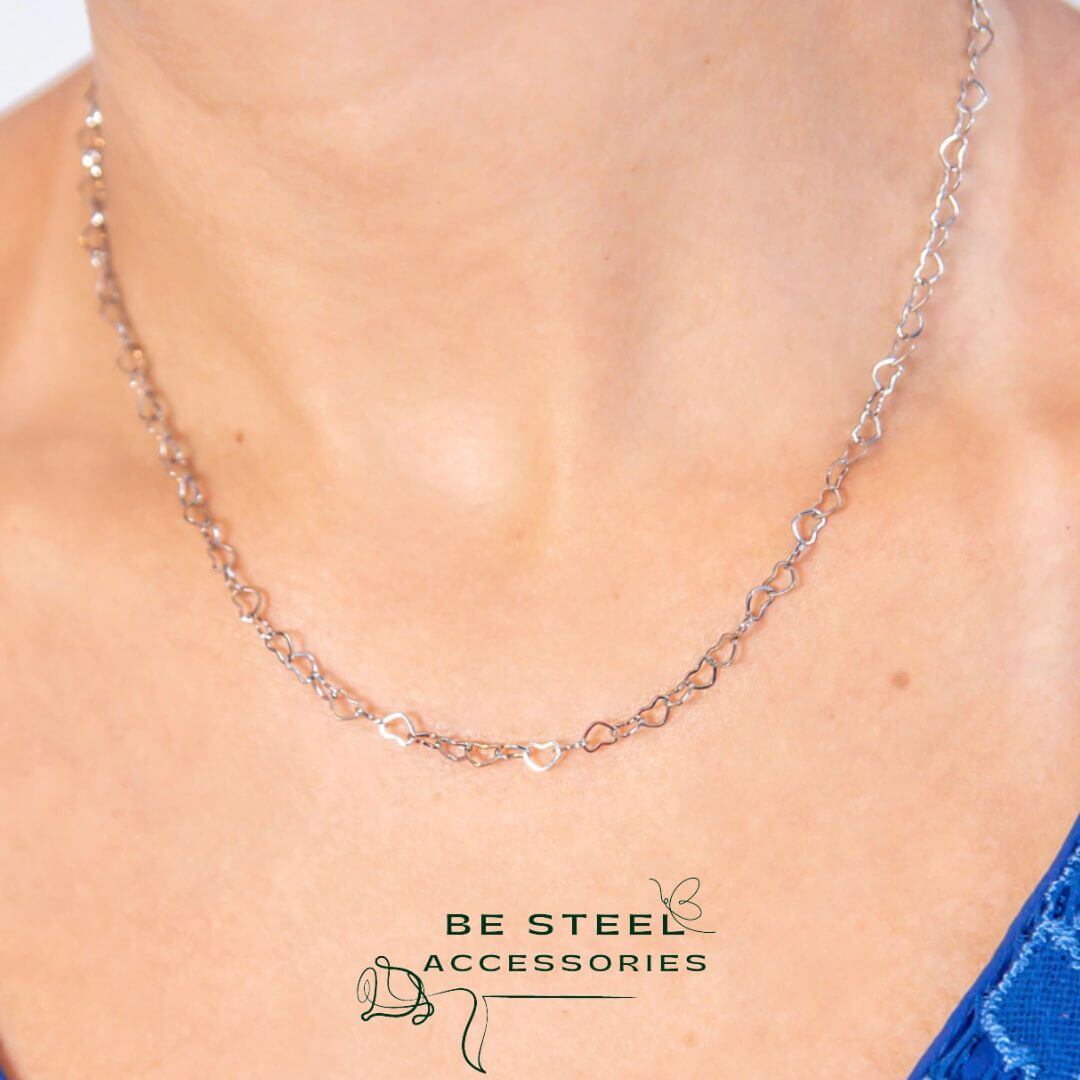 Choker Corações Entrelaçados