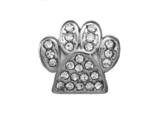 Berloque Separador Patinha Cravejada