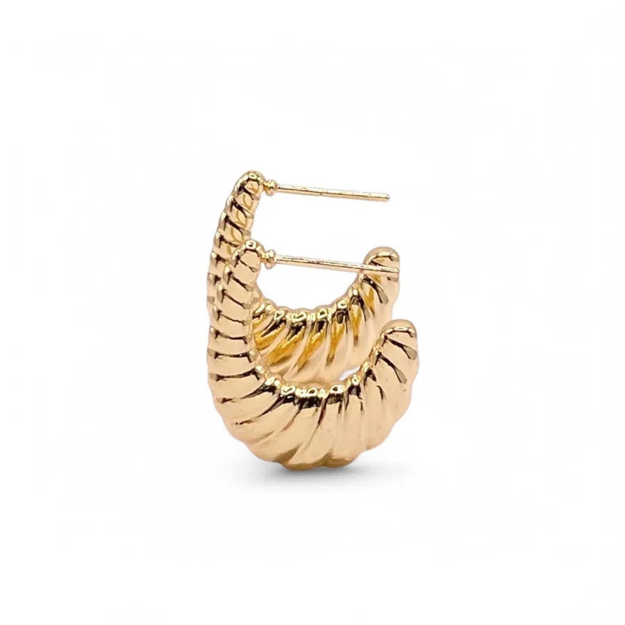 Argola Oval Trabalhada