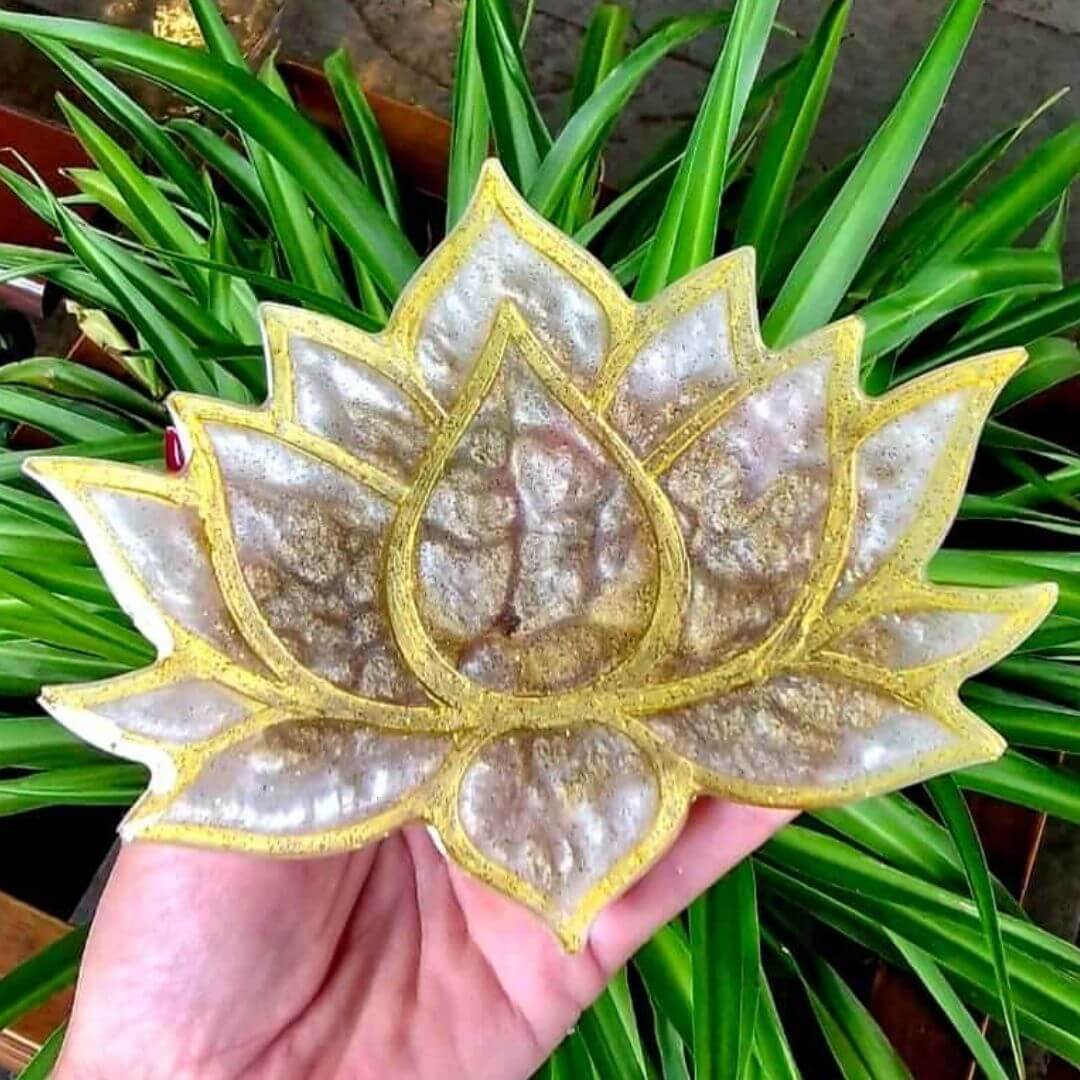 Porta Copos Flor de Lotus 