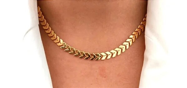 Choker Escama de Peixe