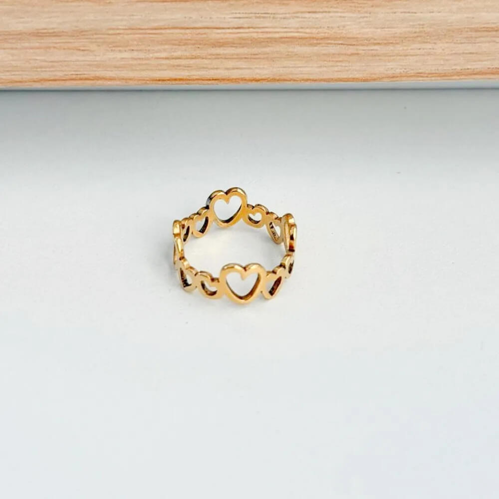 Anel Corações