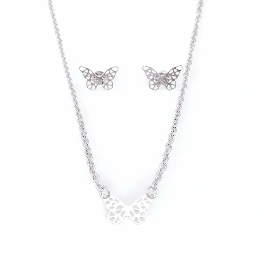 Conjunto Borboleta Mosaico