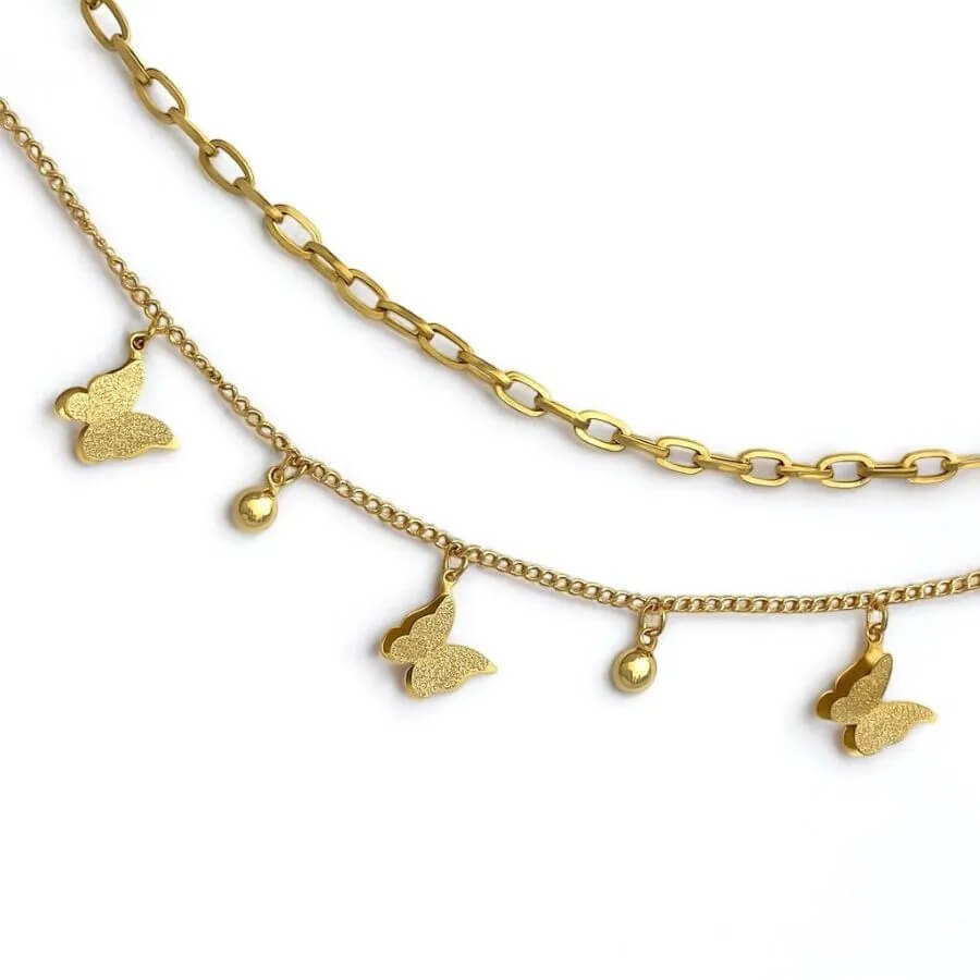 Pulseira Borboleta Dupla