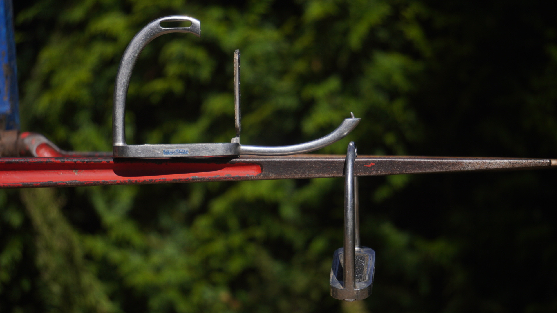 Pair of Horse Stirrups Kwik out