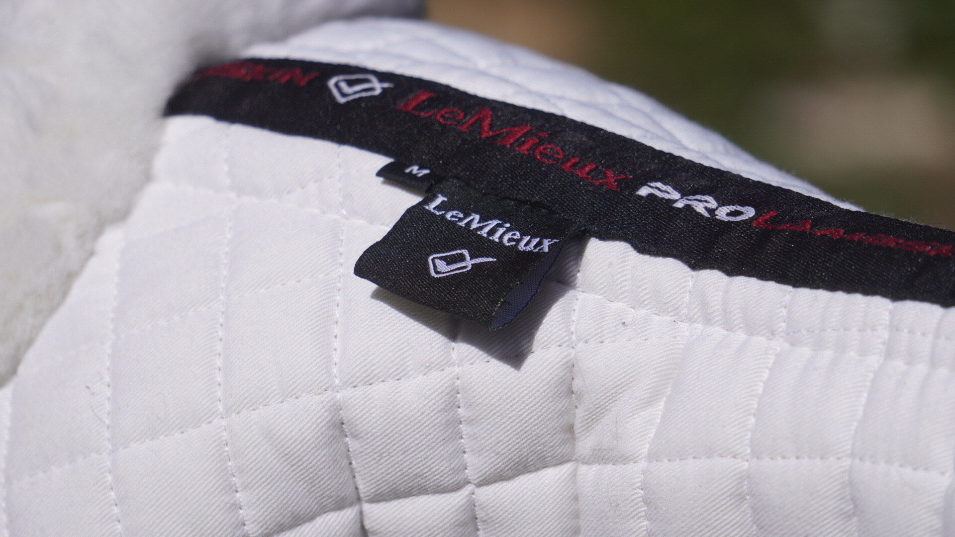 White Sheepskin Half Pad