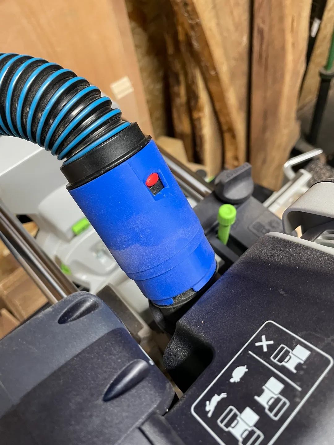 Festool Tool to Bosch Dust Extractor