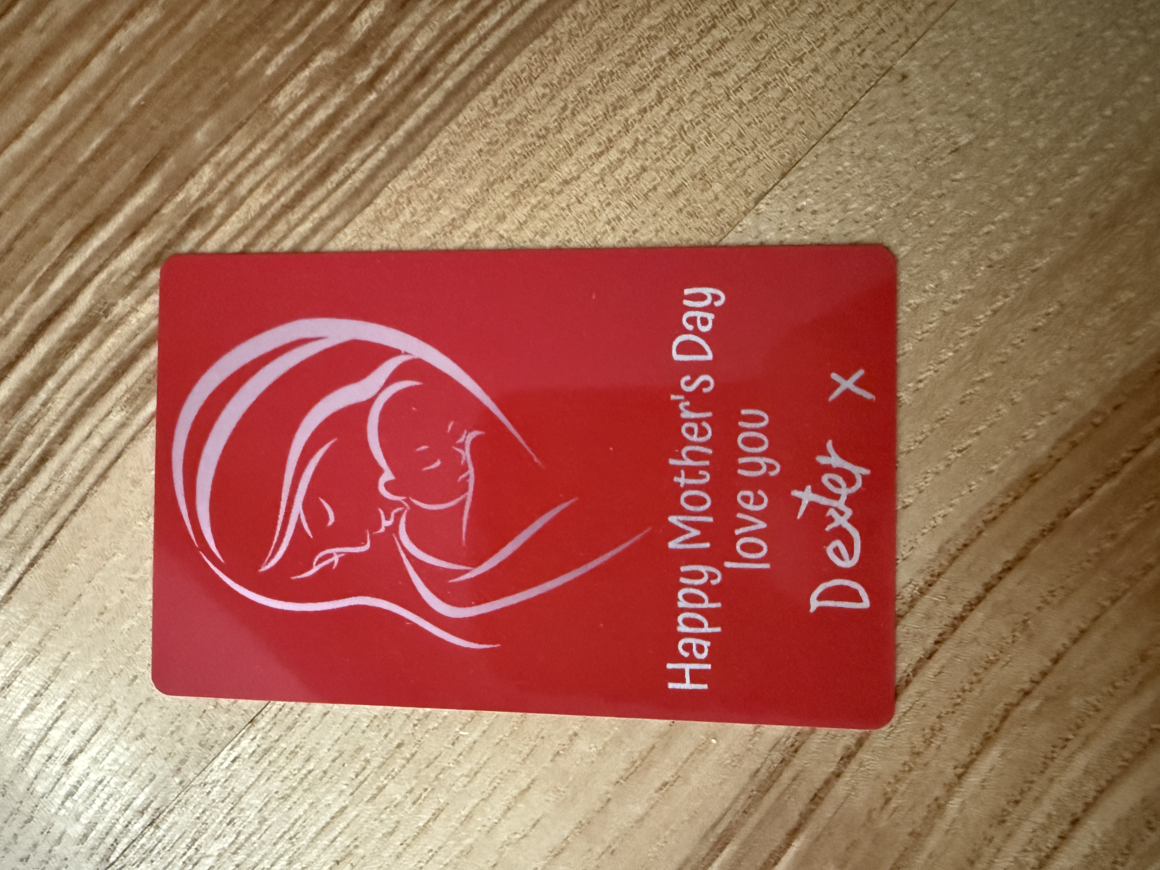 Mother's Day Metal Card