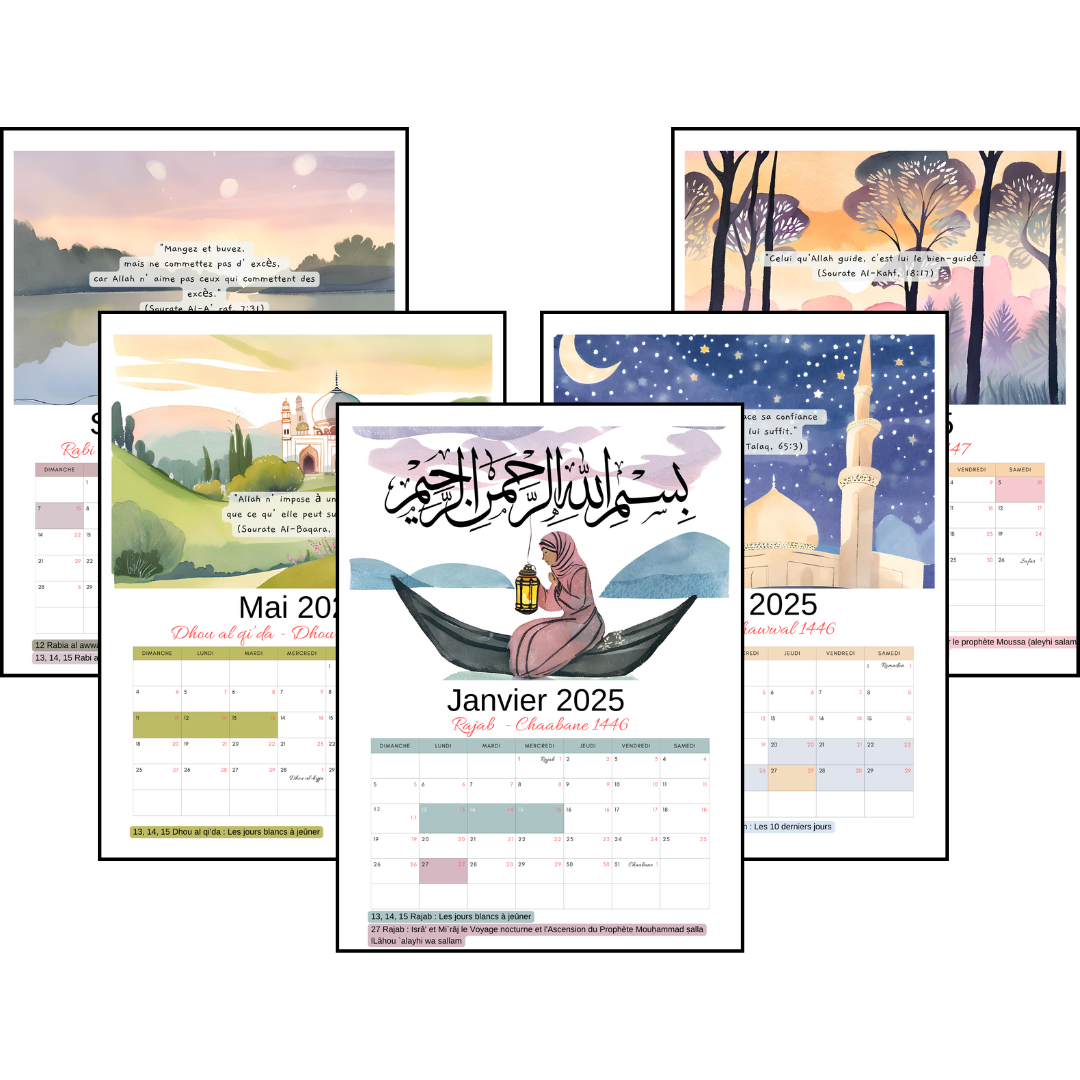 Calendrier Islamique 2025