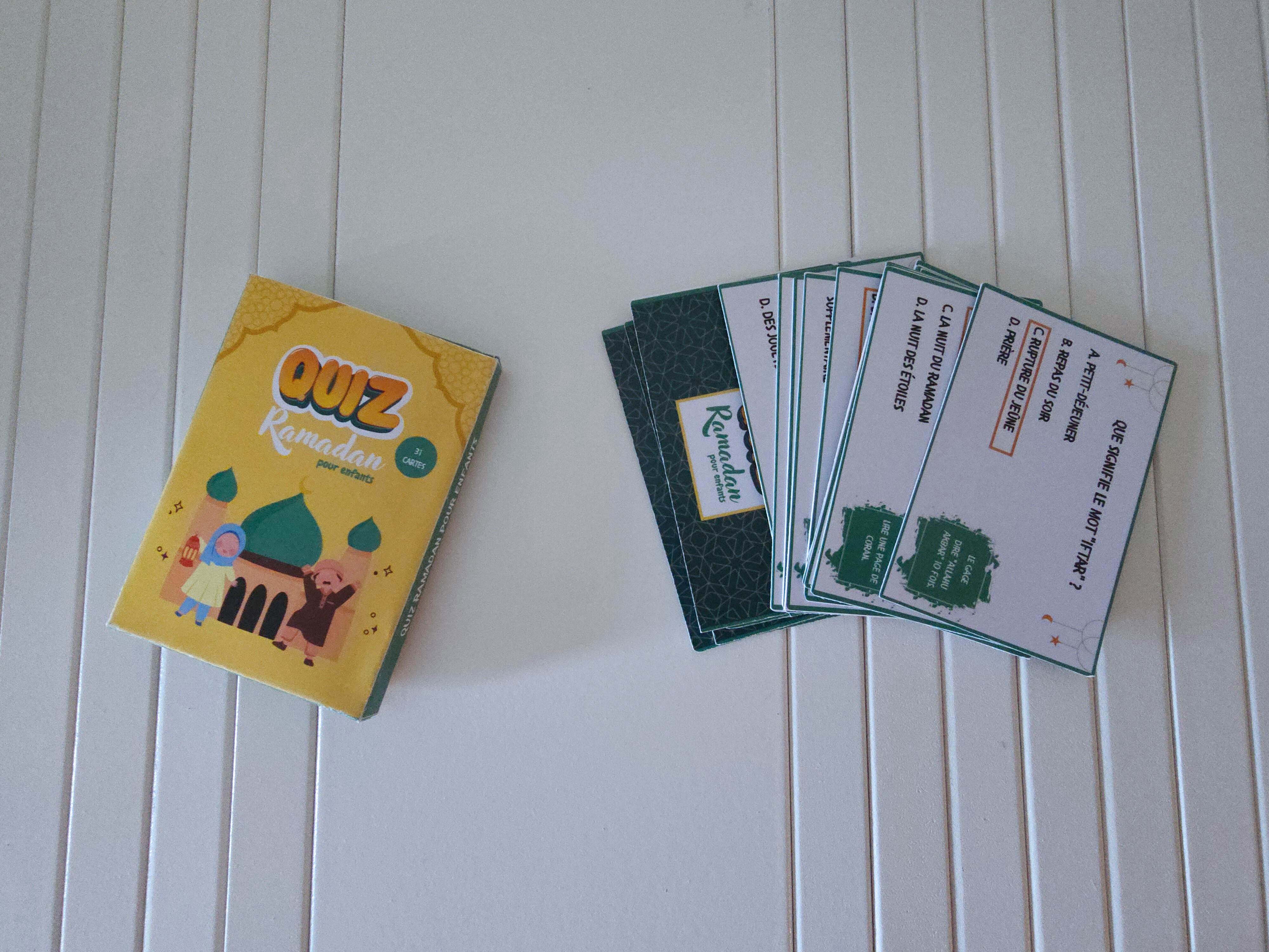 Cartes Quiz Ramadan
