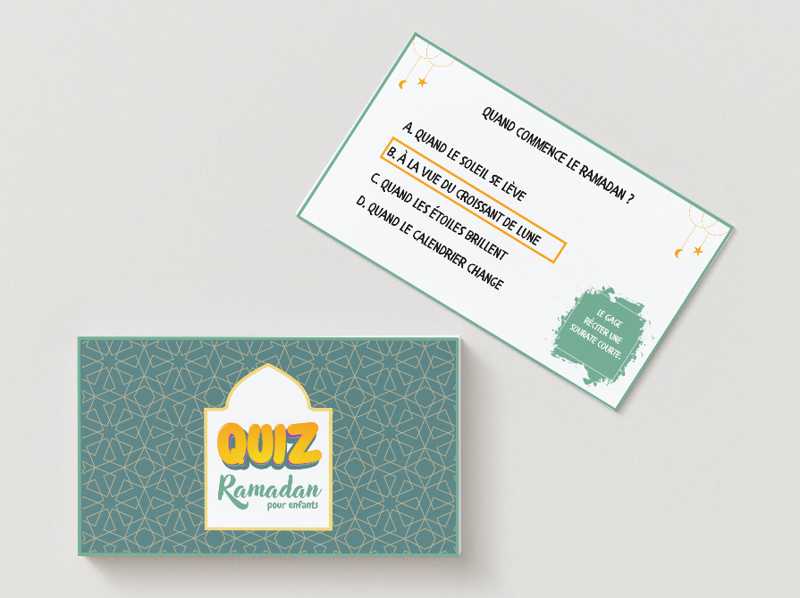 Cartes Quiz Ramadan