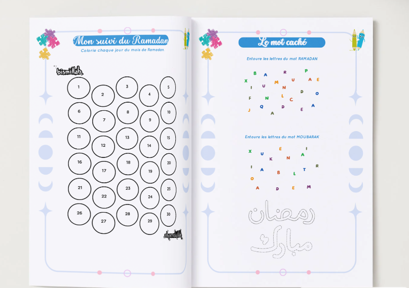Livret d'Activités Ramadan - 35 activités + Bonus Exclusif