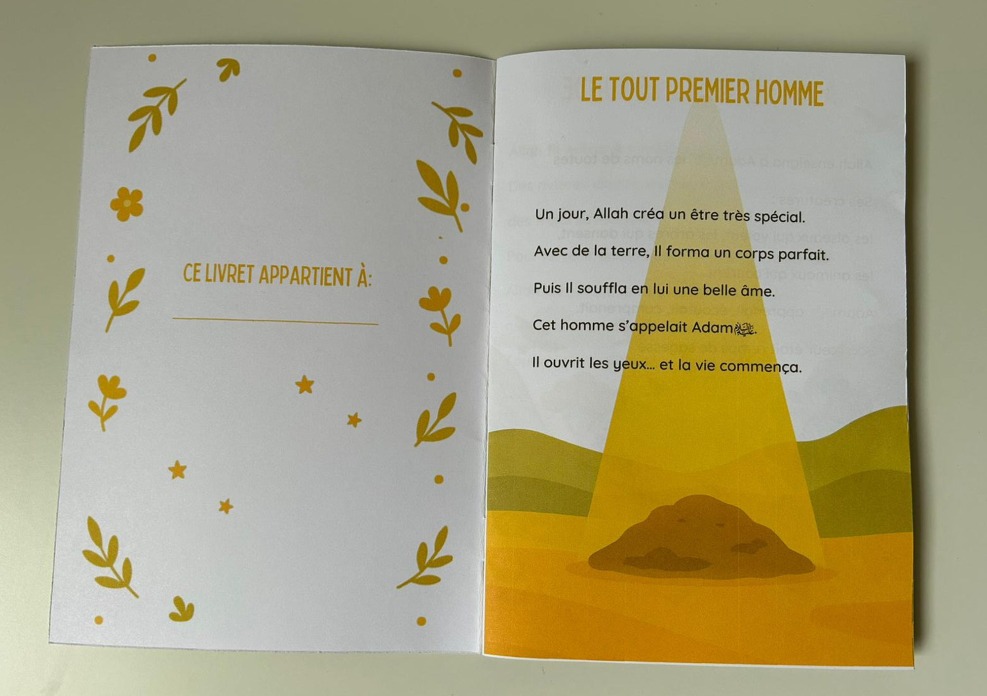 Livret d’activités : À la découverte du Prophète Adam ﷺ