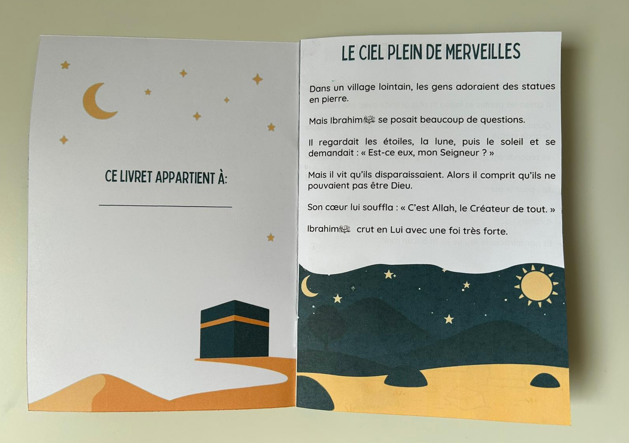 Livret d’activités : À la découverte du Prophète Ibrahim ﷺ