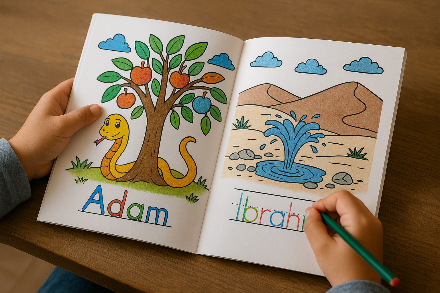 Coloriages des Prophètes – 30 dessins éducatifs