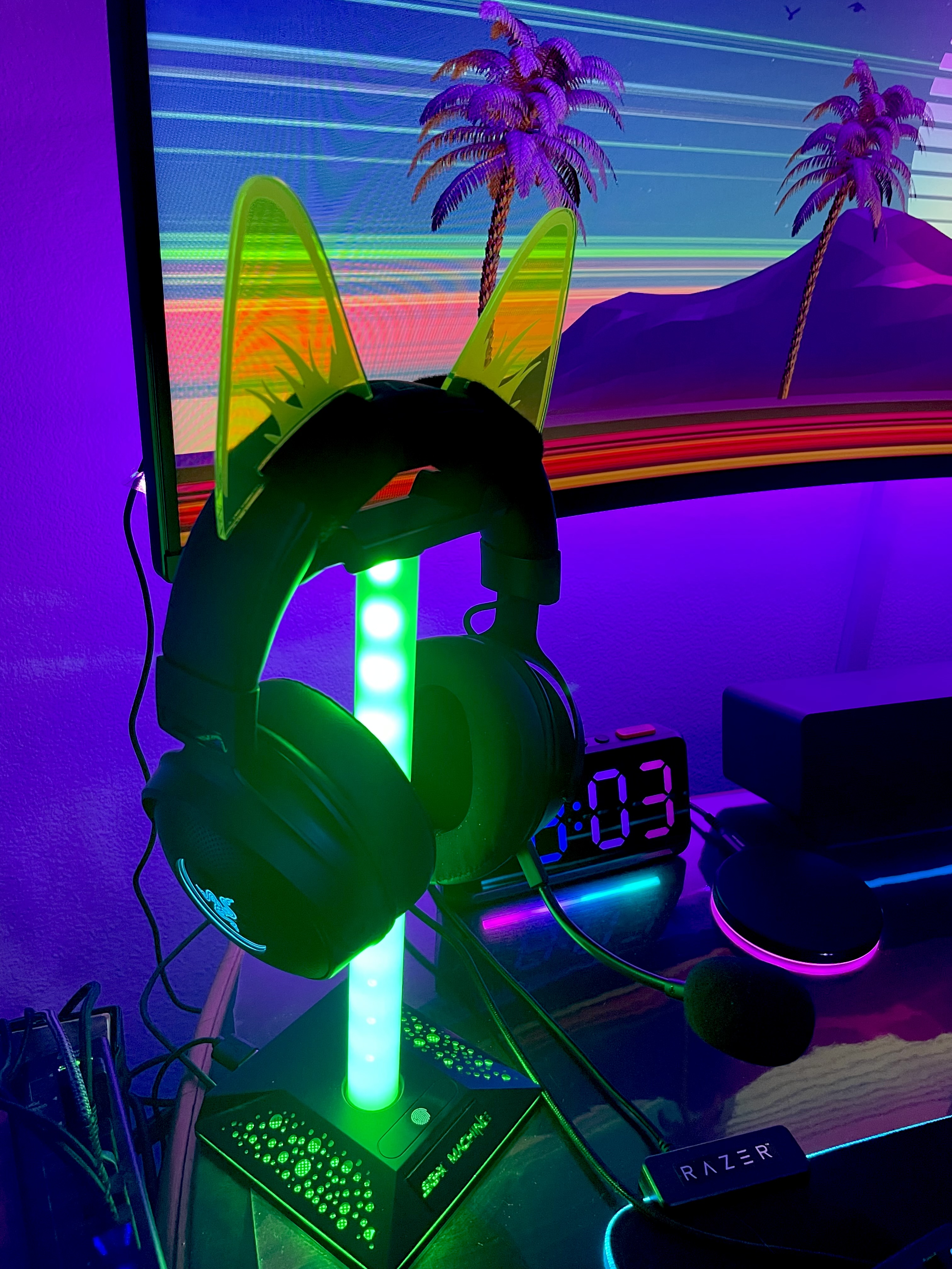 CYBERPUNK HEADPHONE CAT EARS