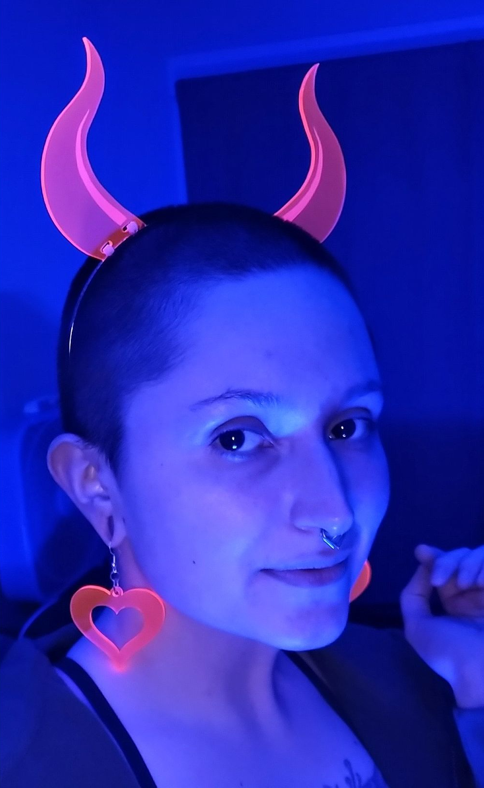 DEVIL HORN HEADBAND-LARGE