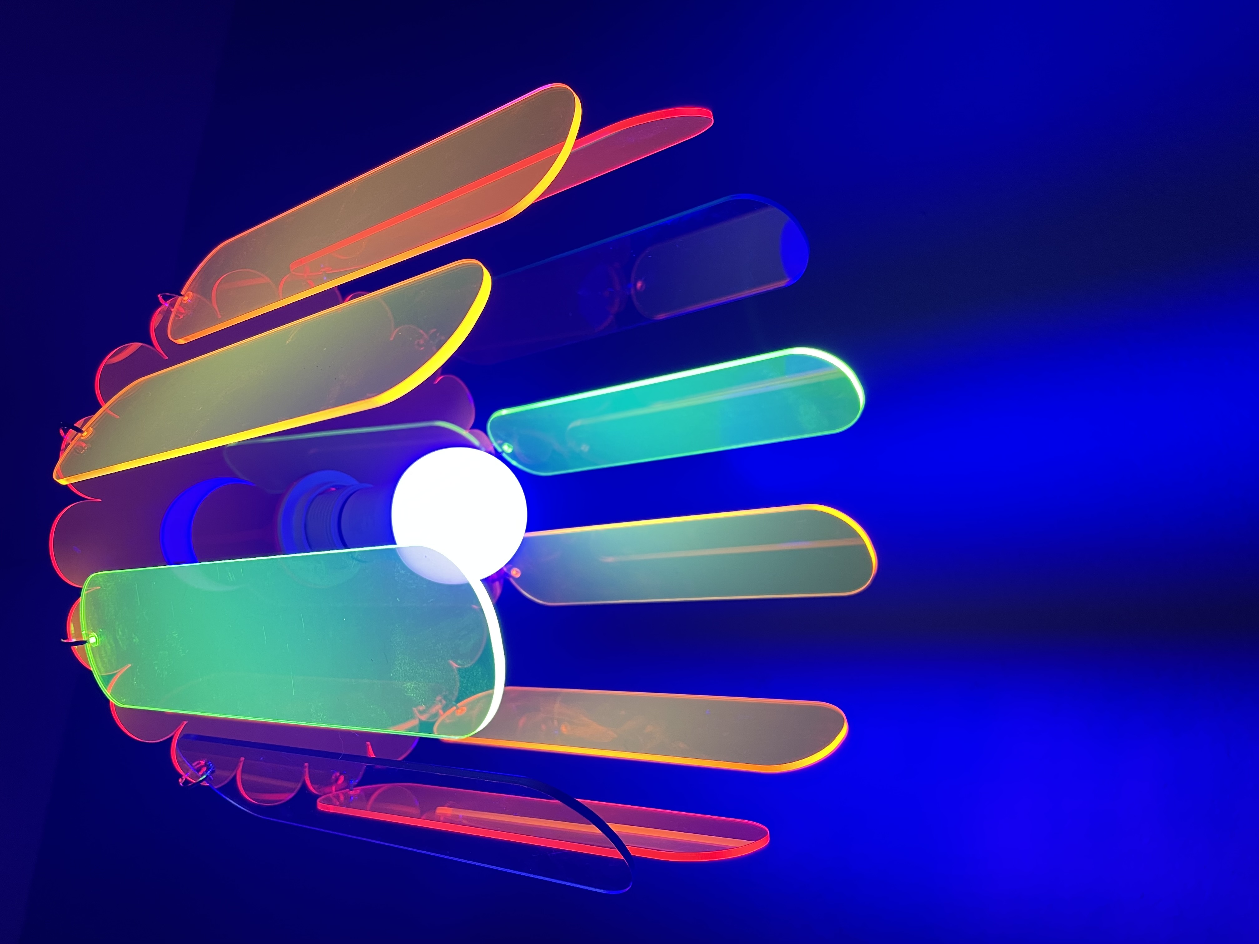 ACRYLIC RAINBOW CHANDELIER