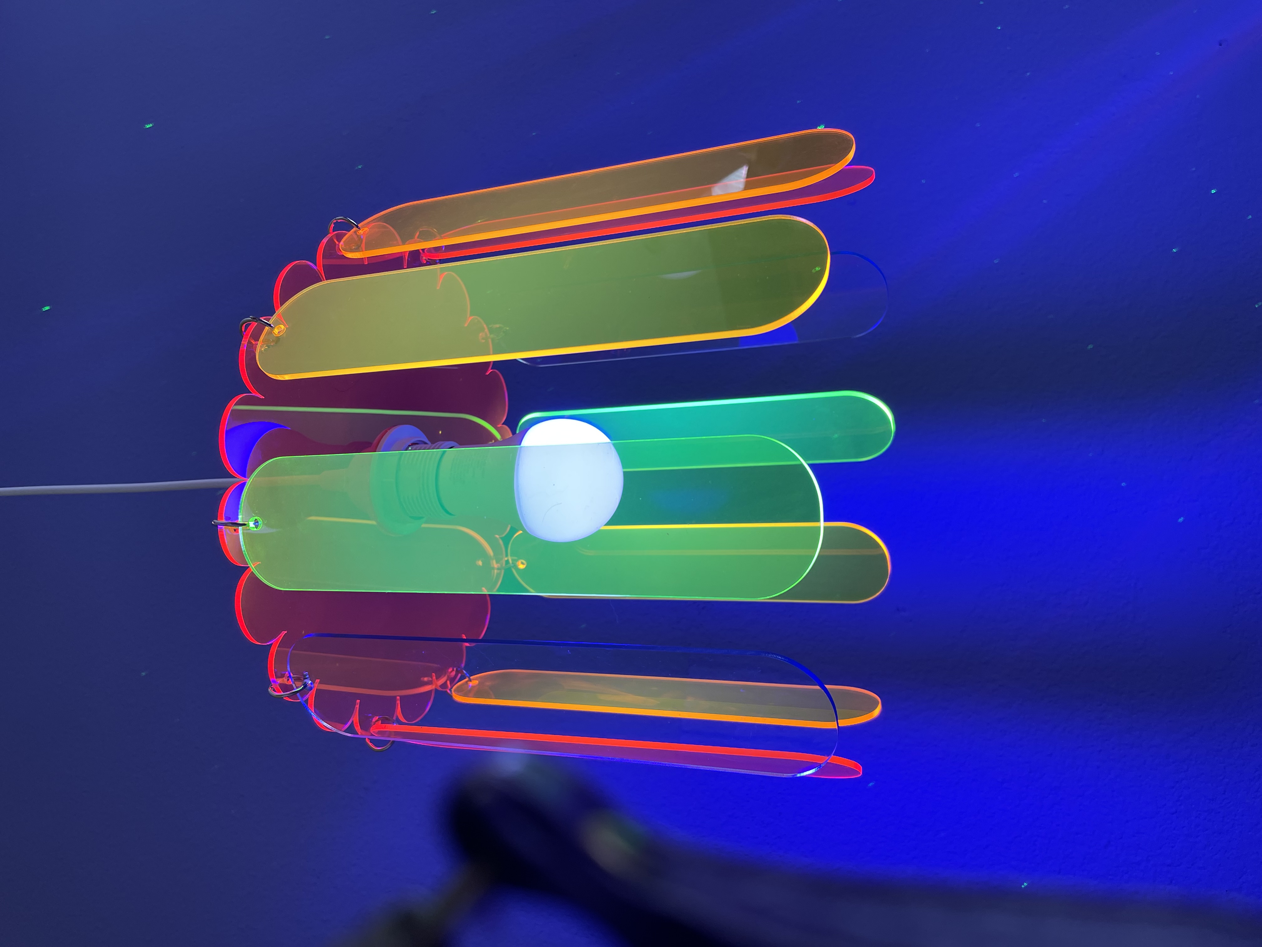 ACRYLIC RAINBOW CHANDELIER