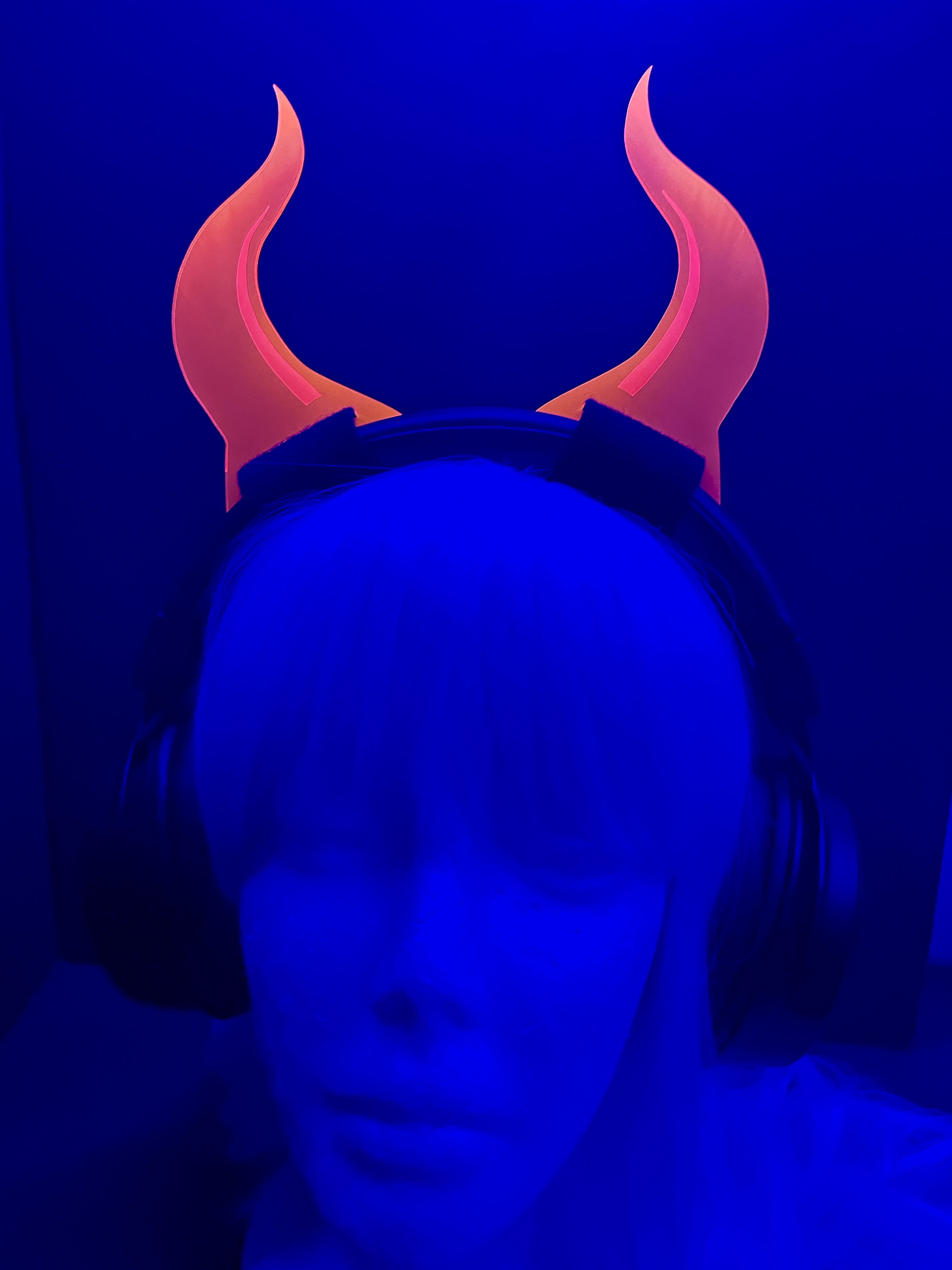 HEADPHONE DEVIL HORNS-LARGE