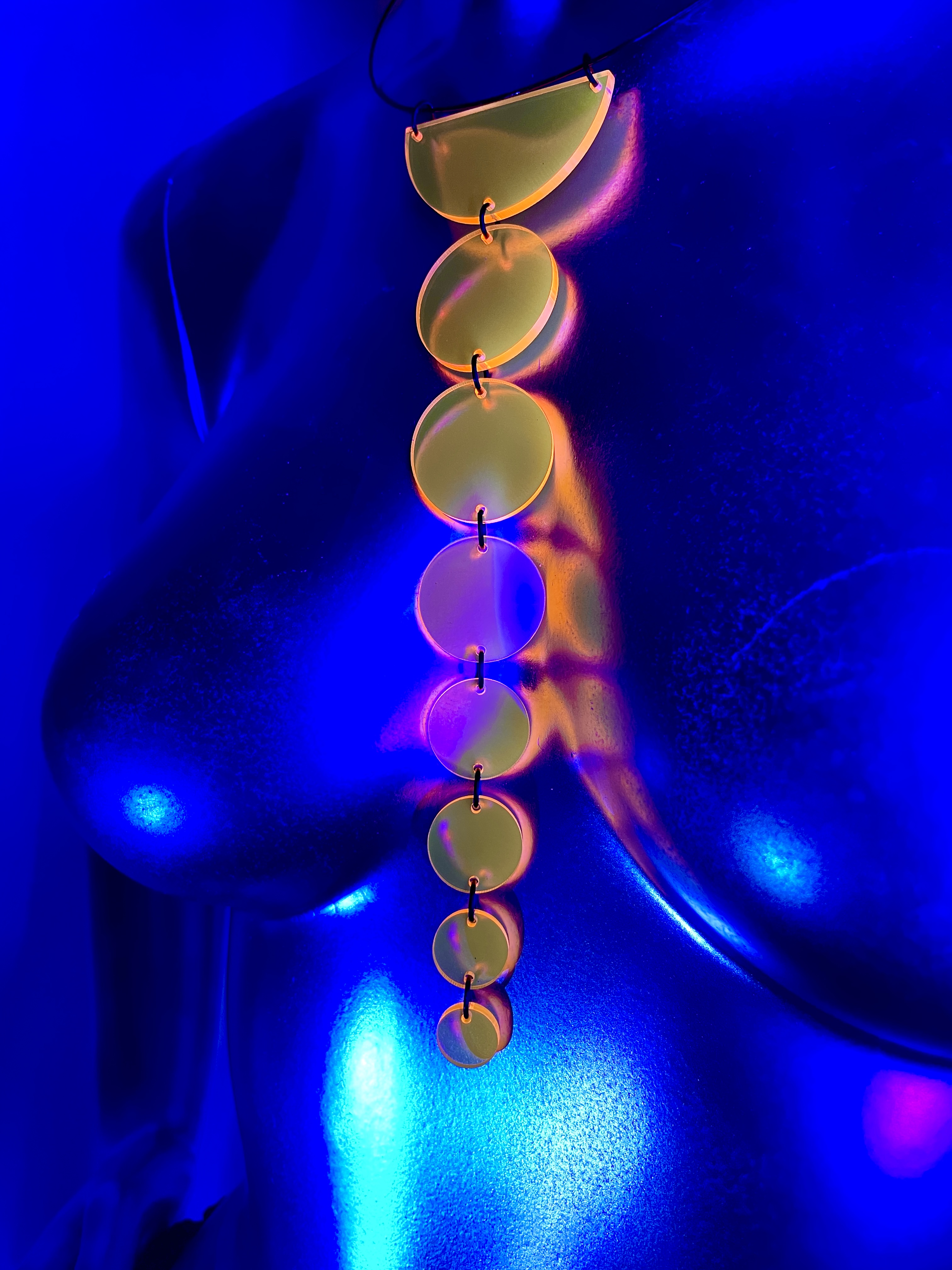 CYBERPUNK PLANETARY CHOKER NECKLACE