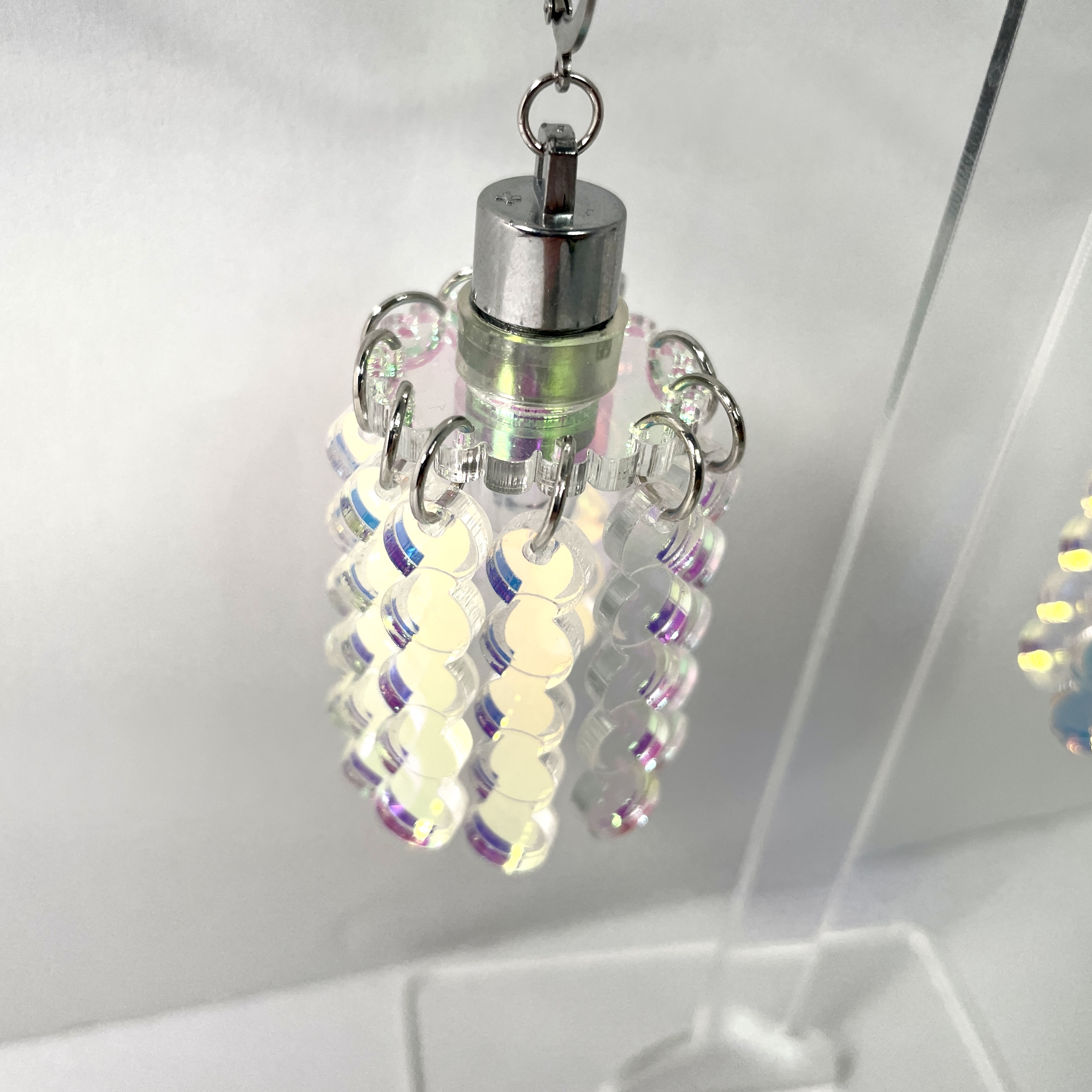 LED BUBBLE CHANDELIER EARRINGS