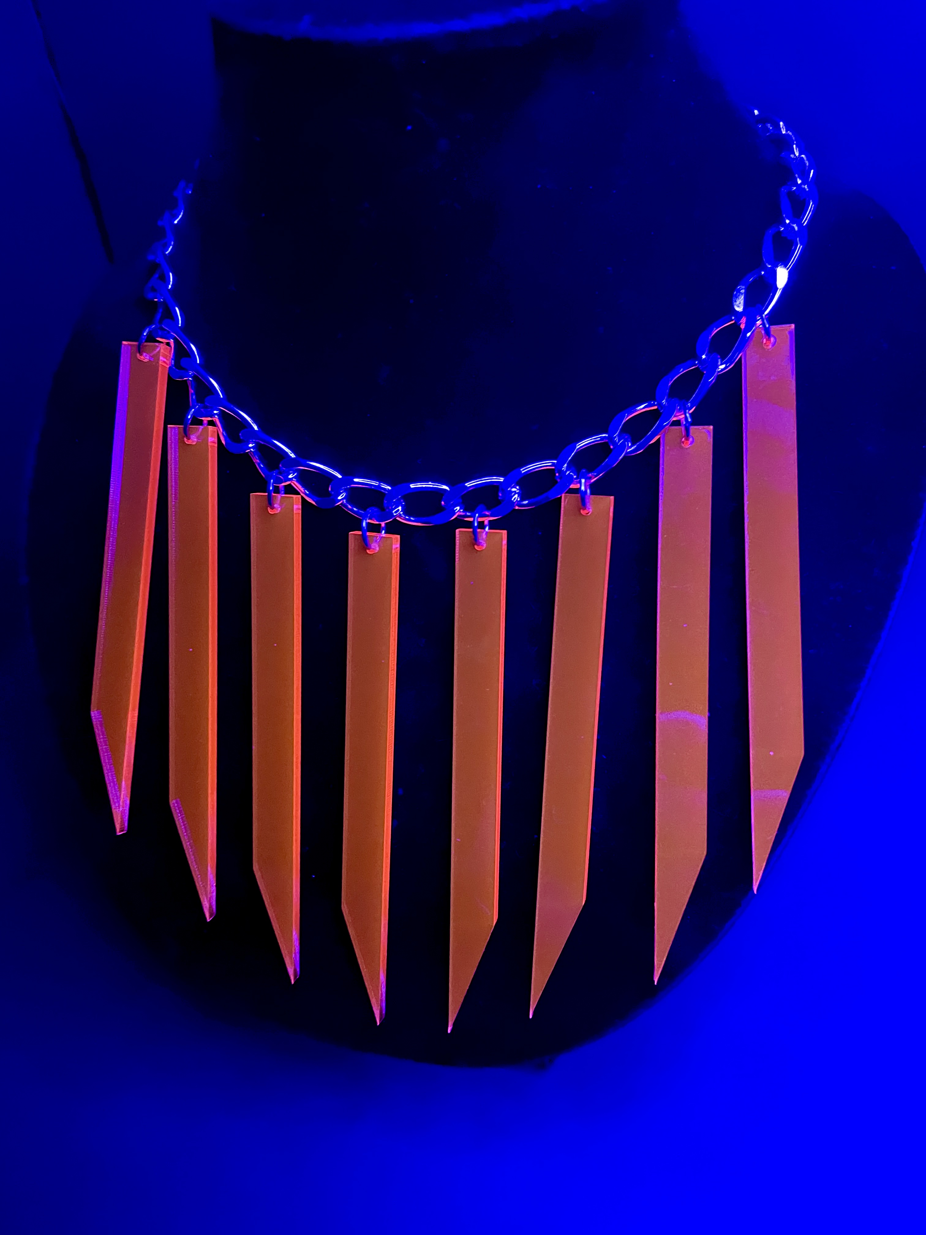 CYBERPUNK SHARD NECKLACE AND EARRINGS