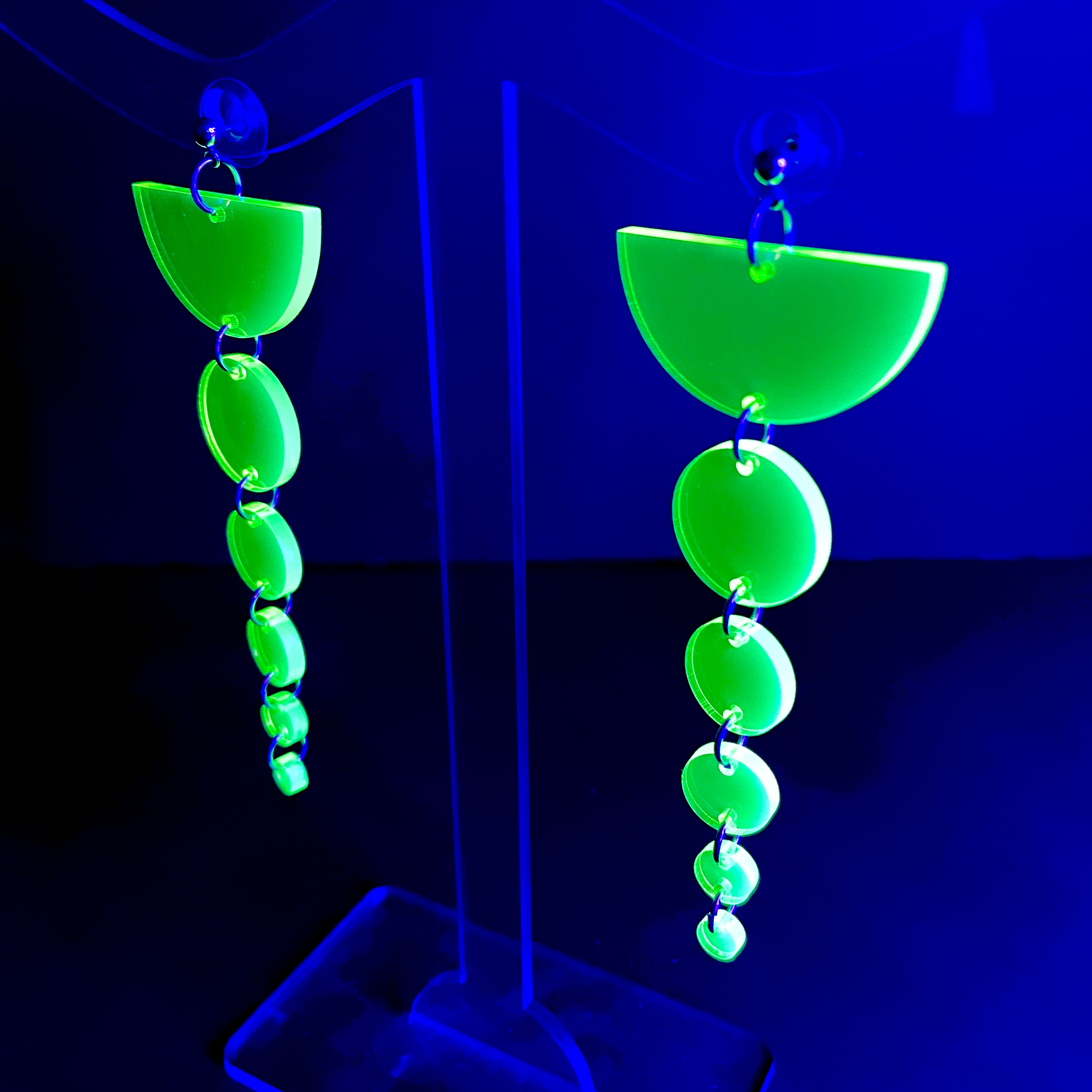 CYBERPUNK PLANETARY EARRINGS