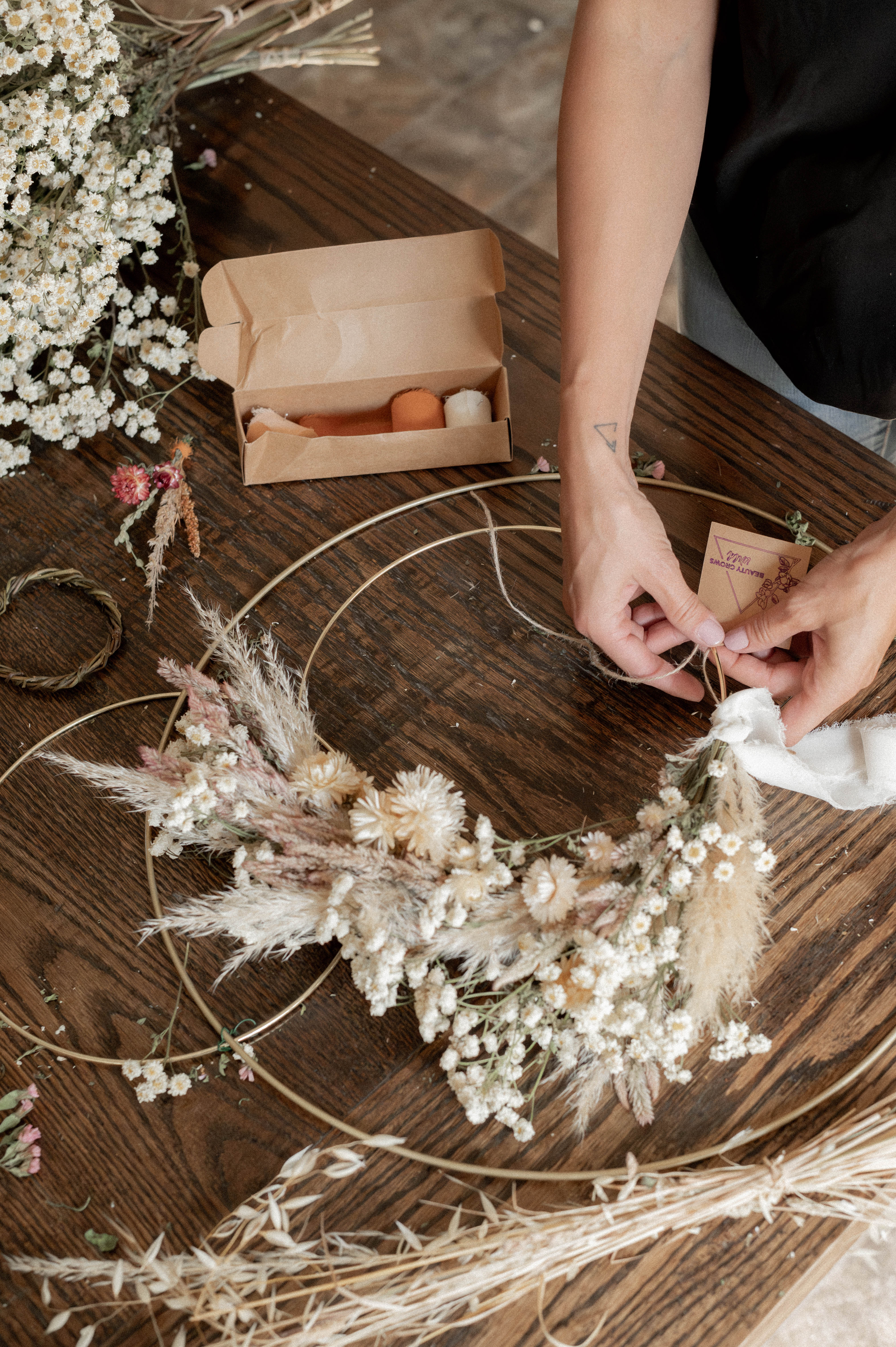 Gold Hoop Wreath