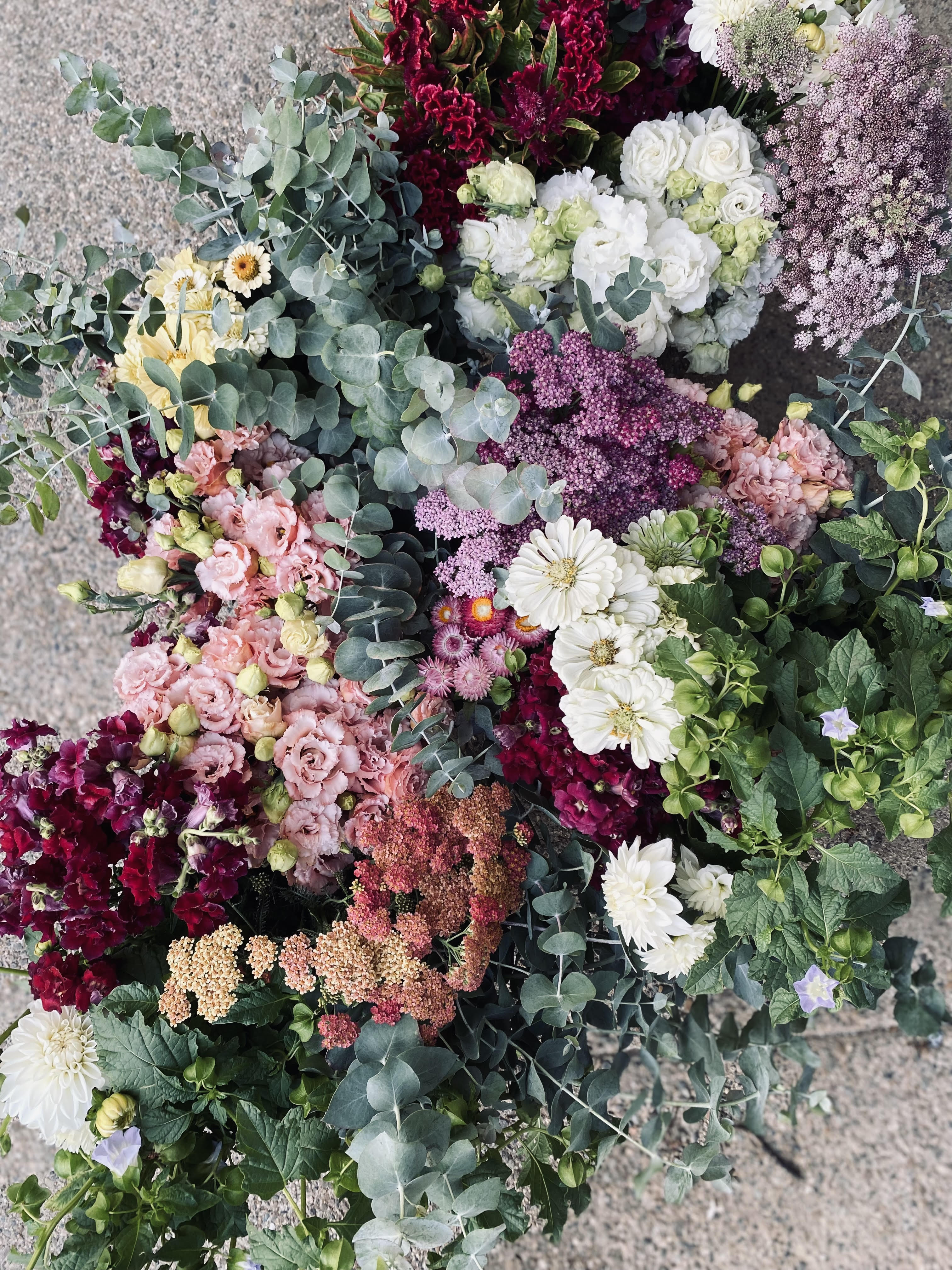 Bulk Buckets of Flowers & Greenery