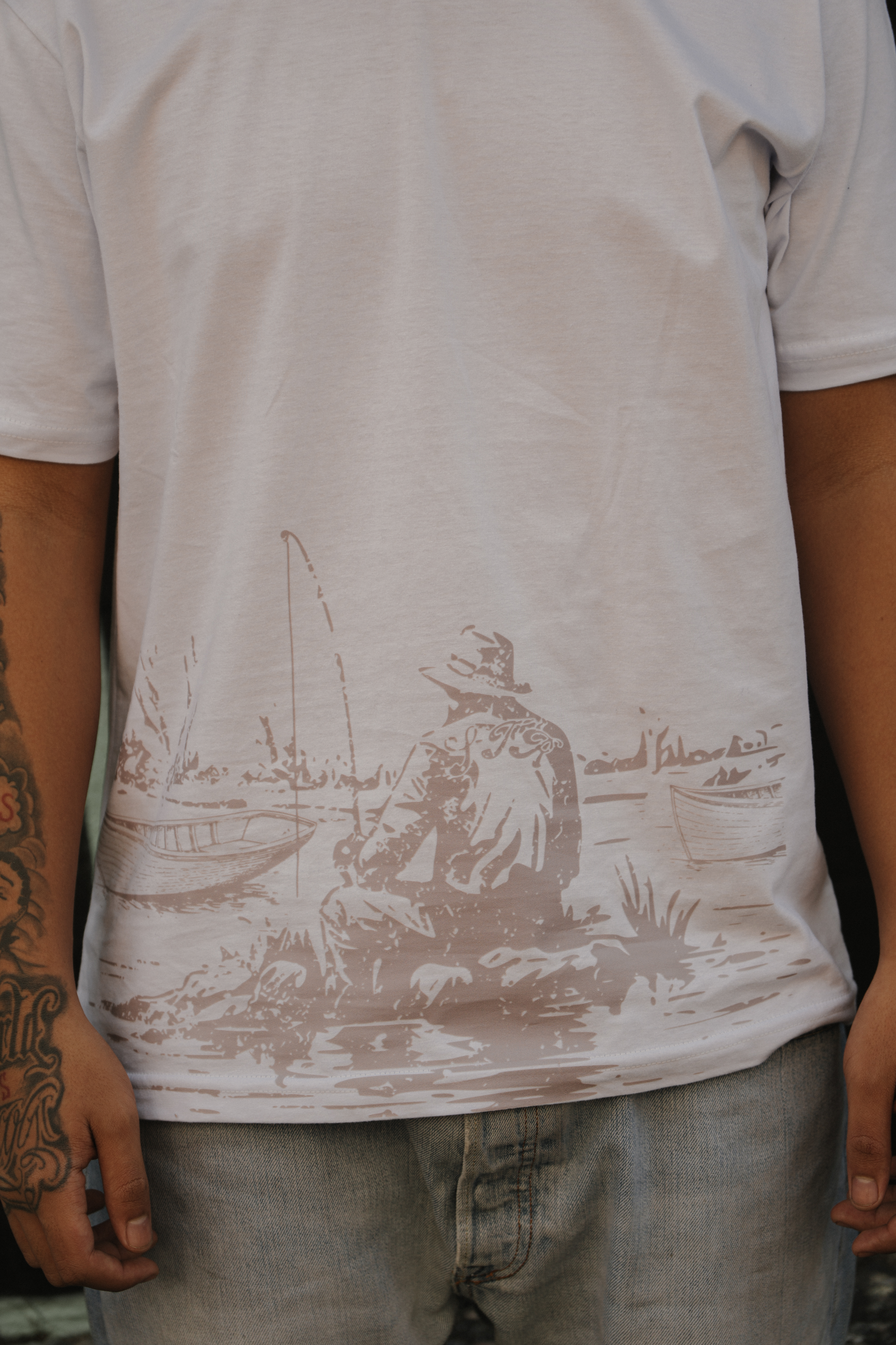 Camiseta "velho pescador"