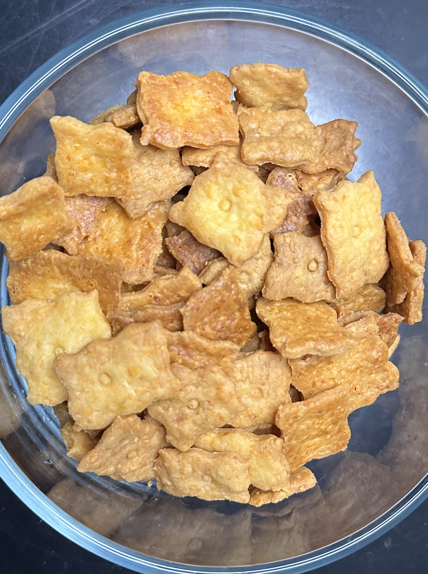 Crunchy Cheese Squares