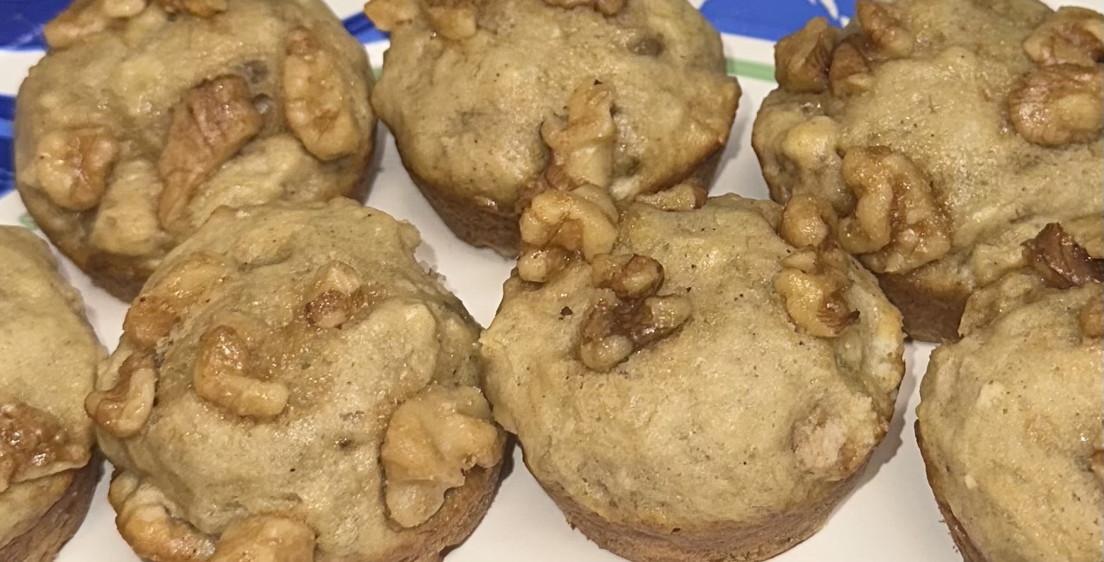 MINI Banana Nut Muffins