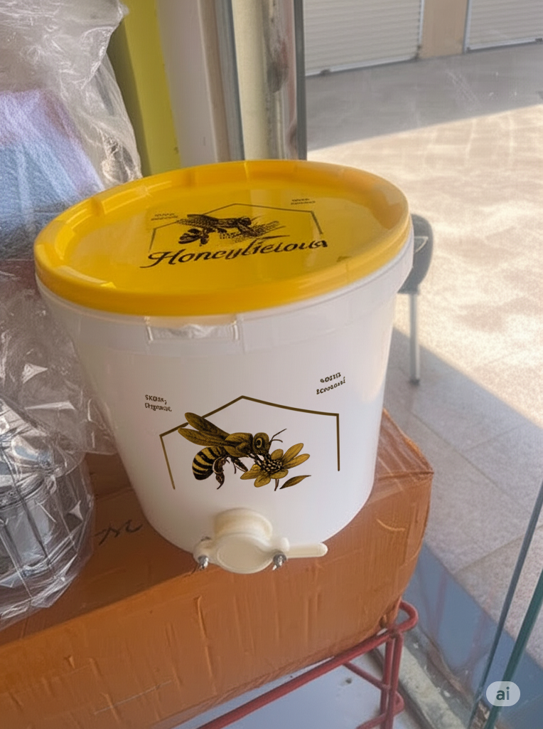Honeylicious- Pure, Raw Premium Canadian Wild Flower Honey Bucket 25KG