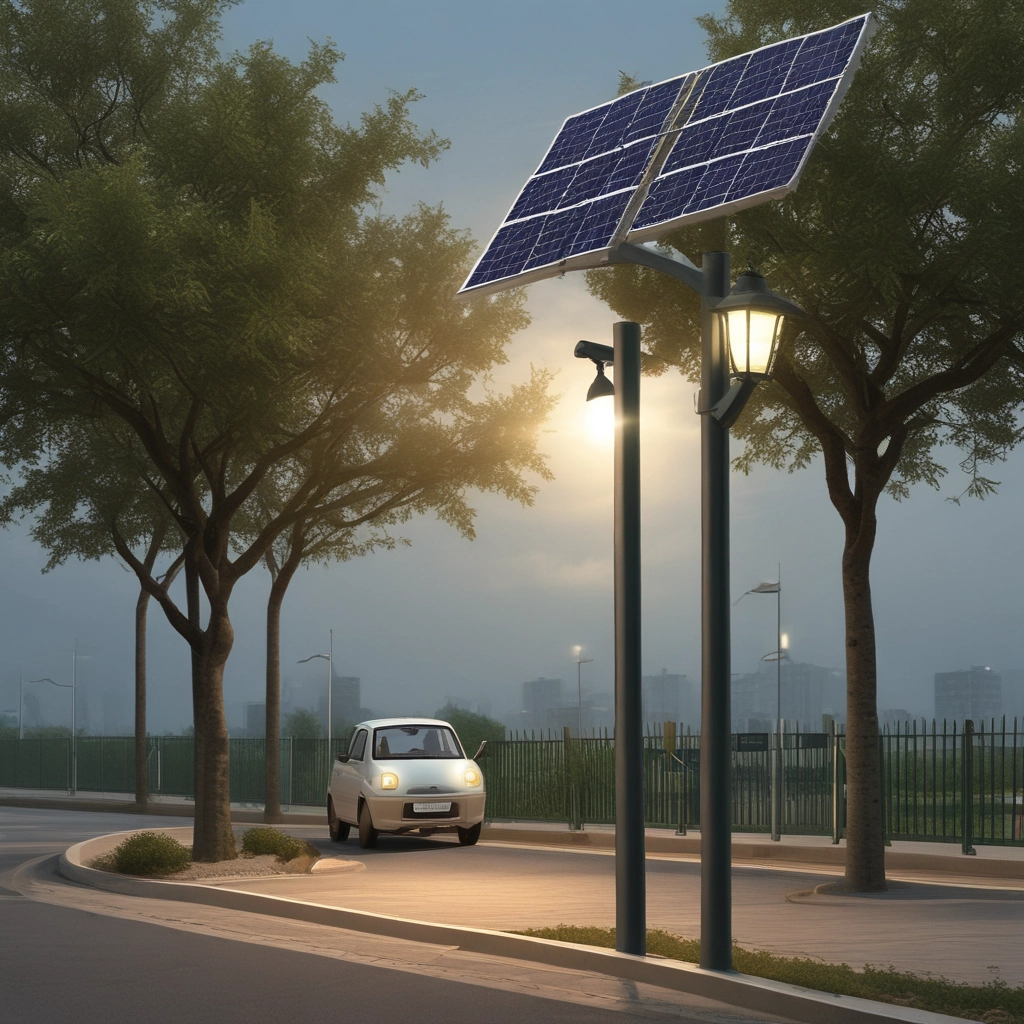 Solar-Powered Street Light