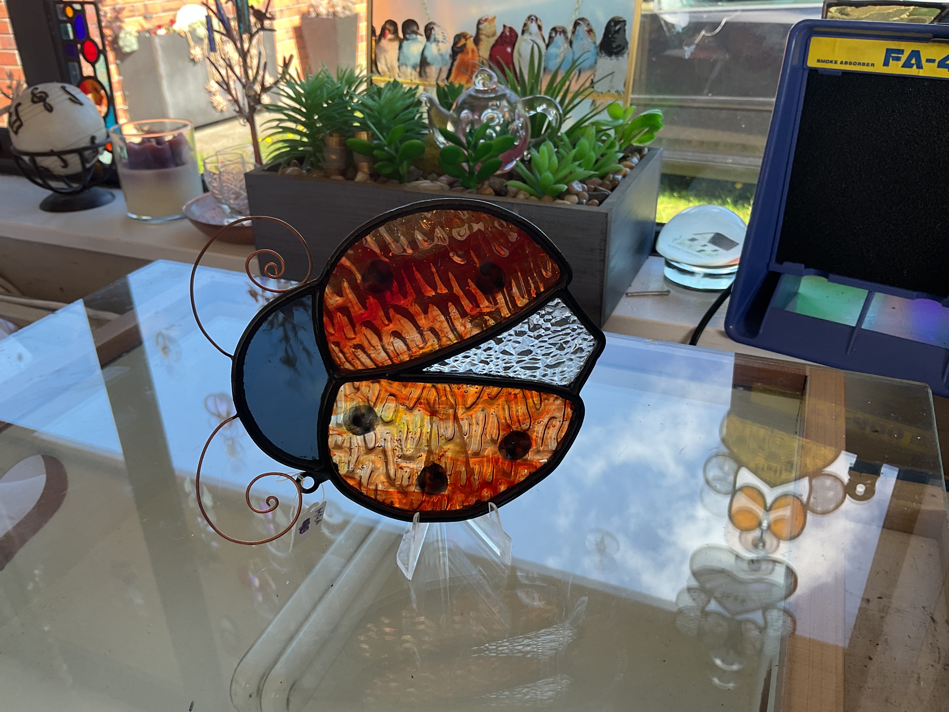 Stained Glass Ladybug