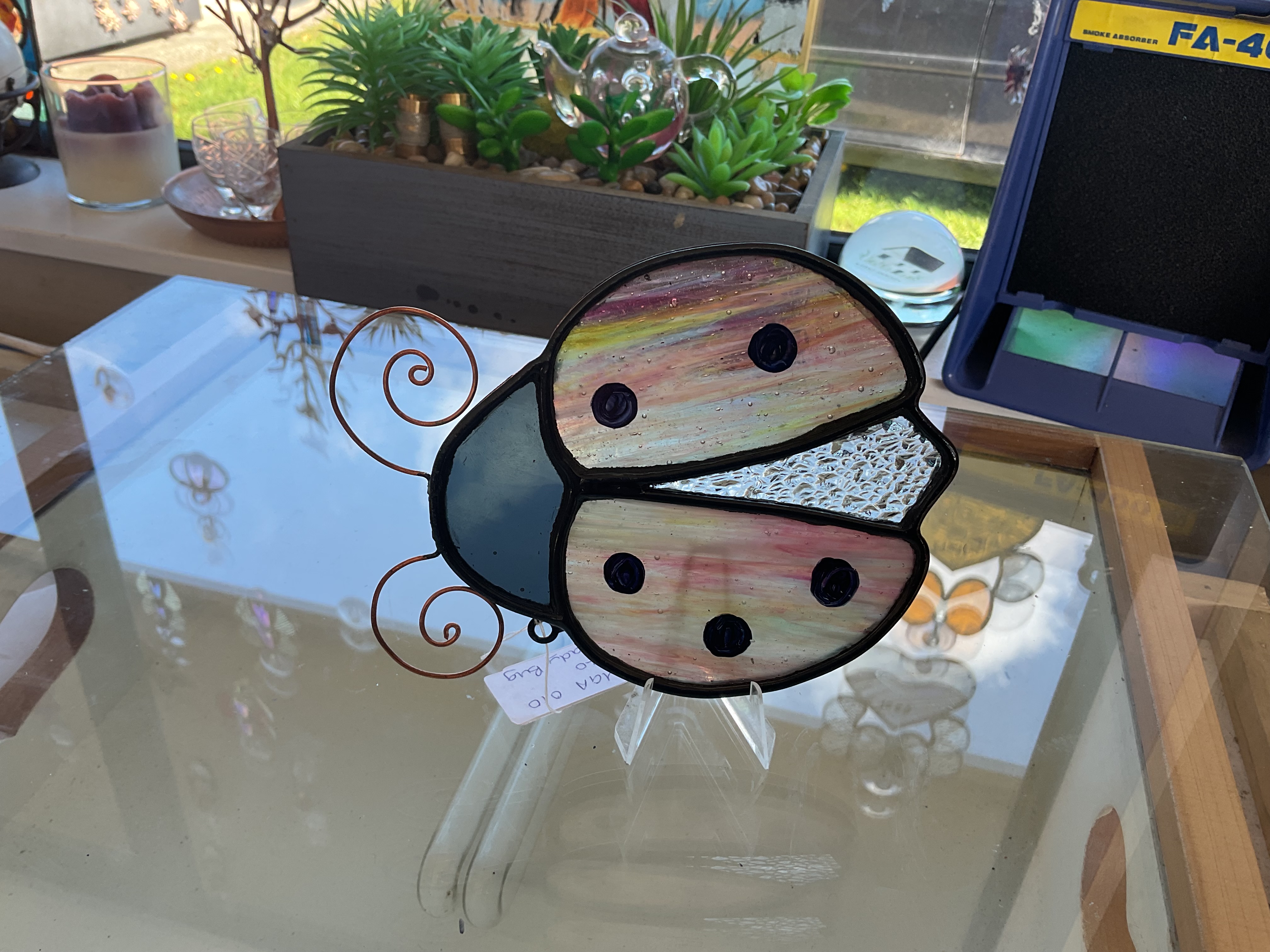 Stained Glass Ladybug