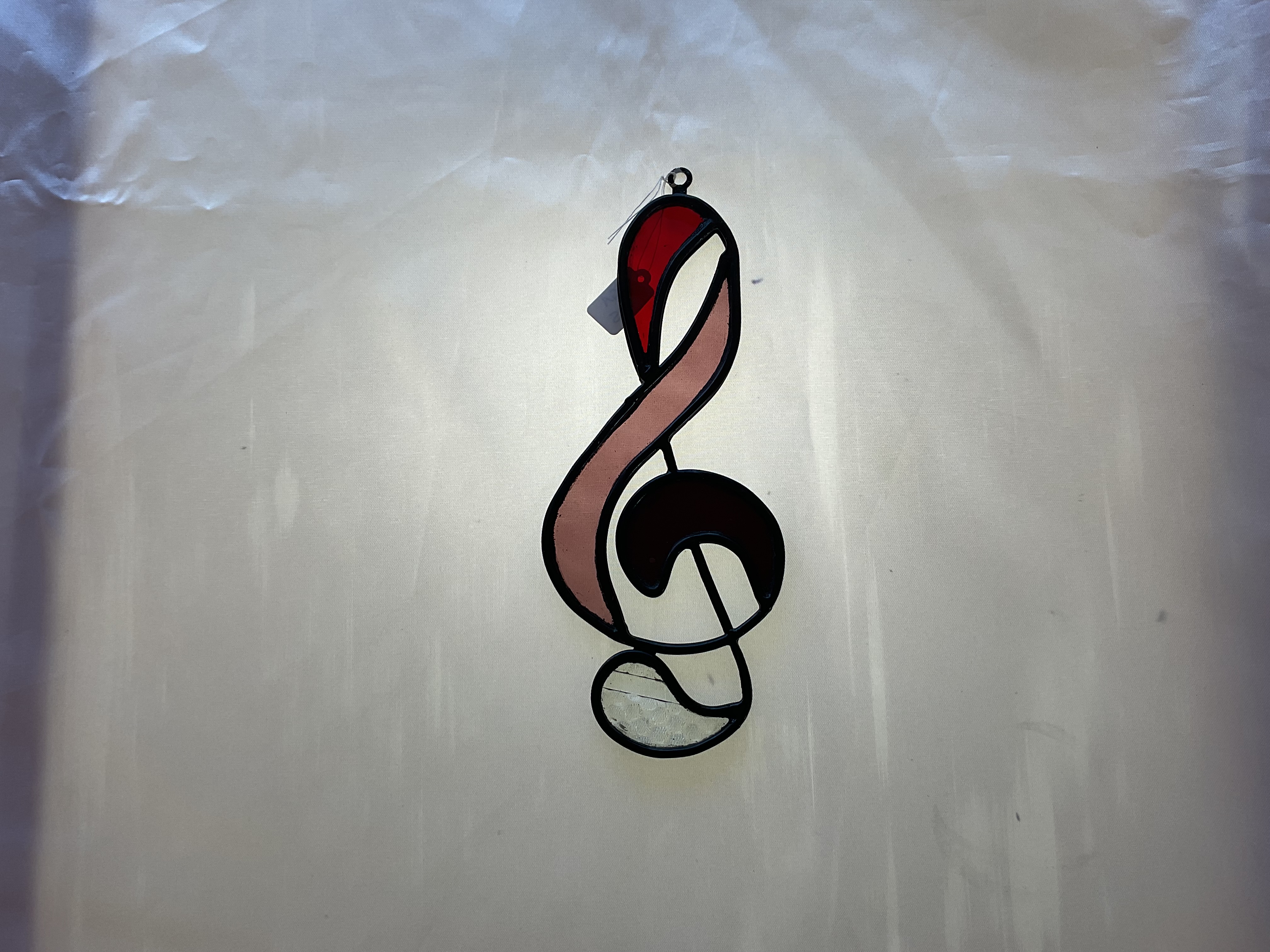 Stained Glass small Treble Clef