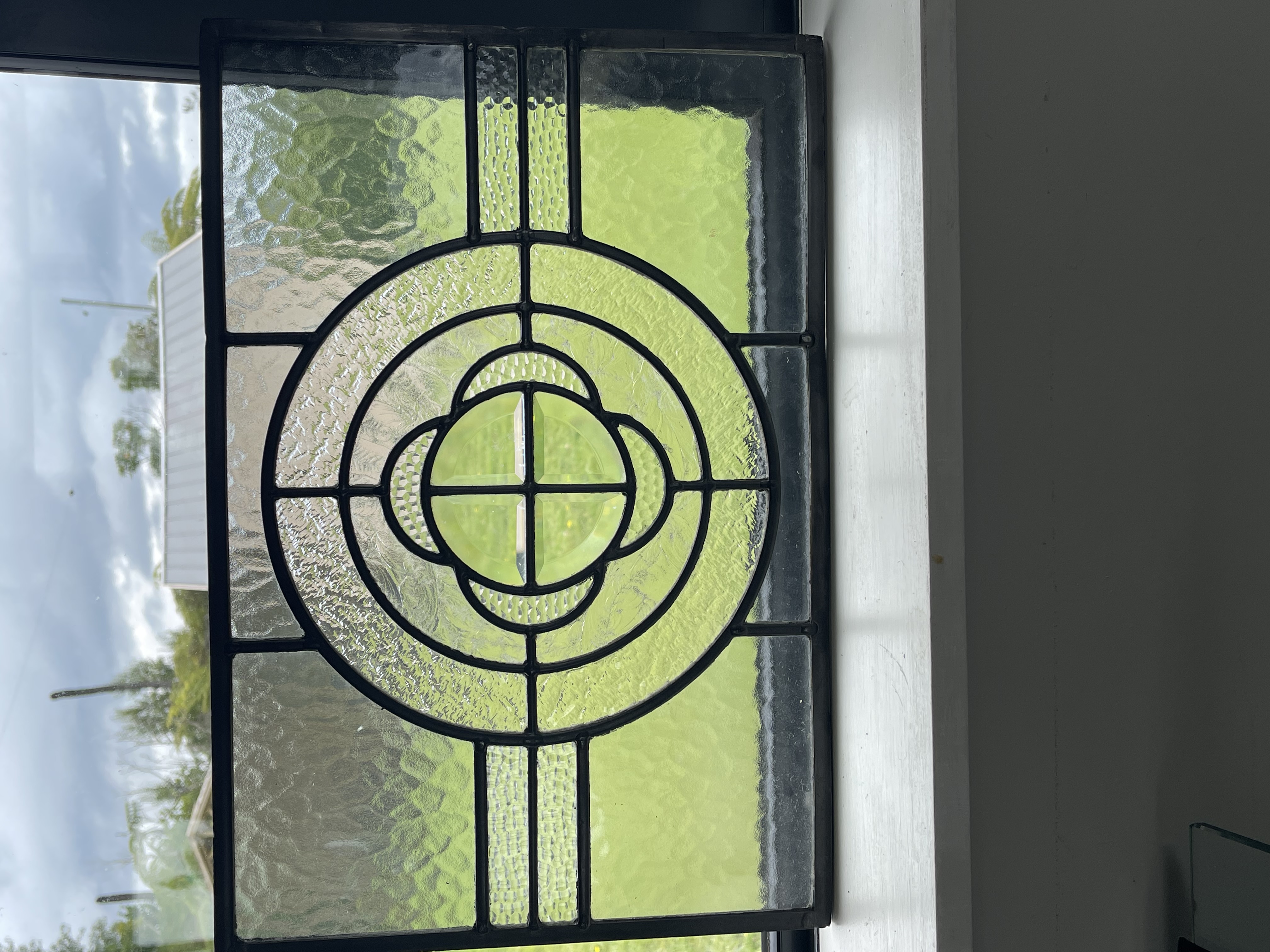 Stained Glass Window Panel