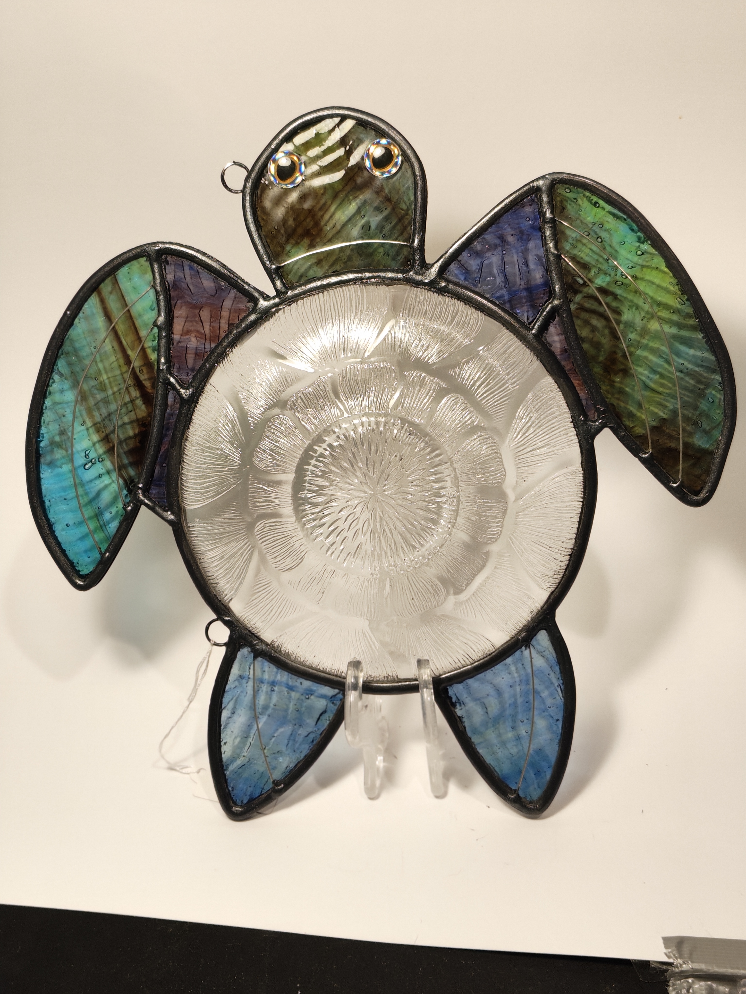 Stained Glass Turtle Bowl