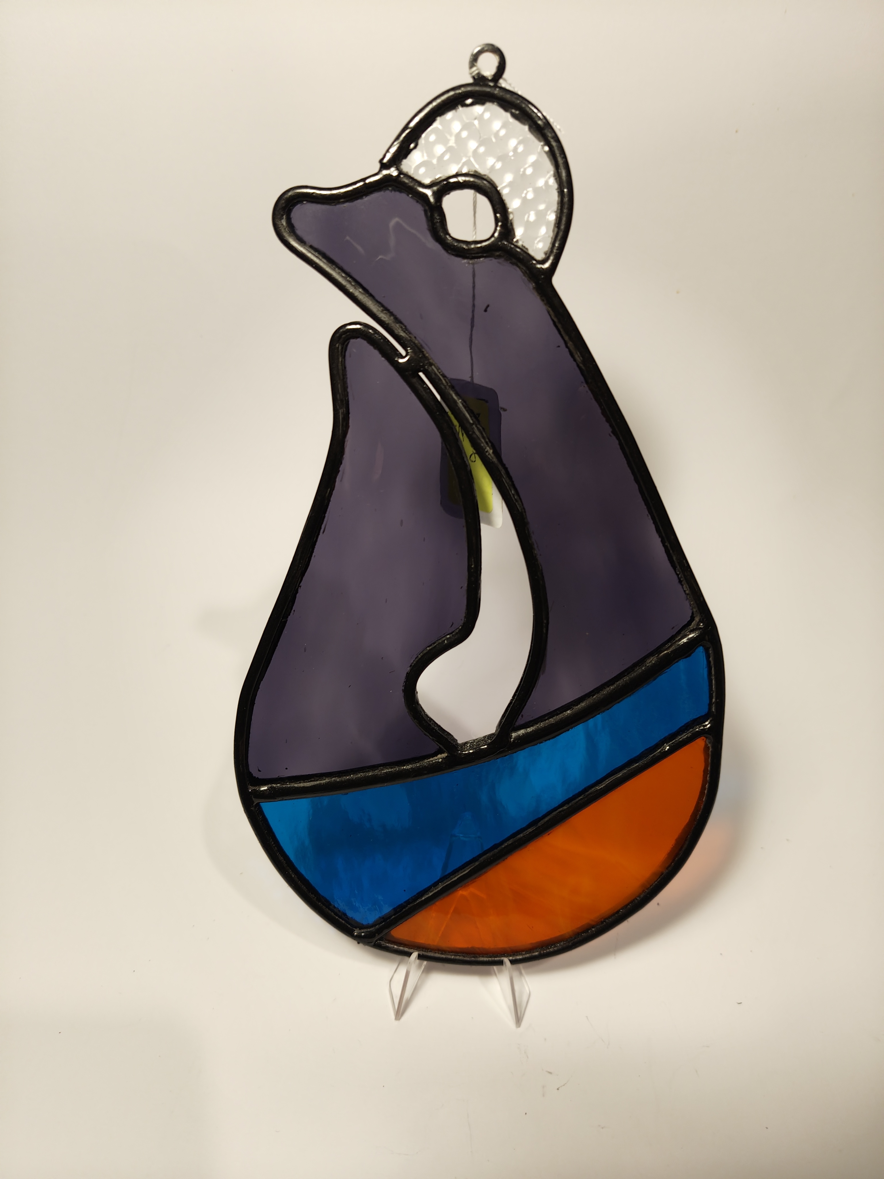 Stained Glass NZ Maori Hook design 