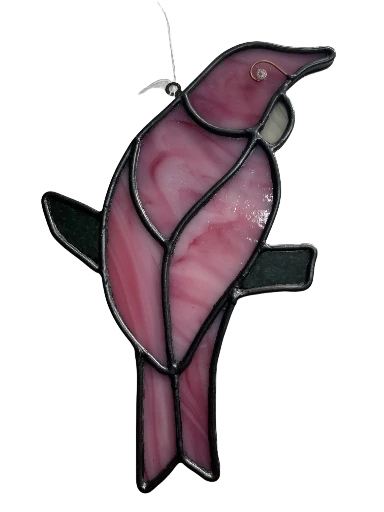 Stained Glass Bird Suncatcher