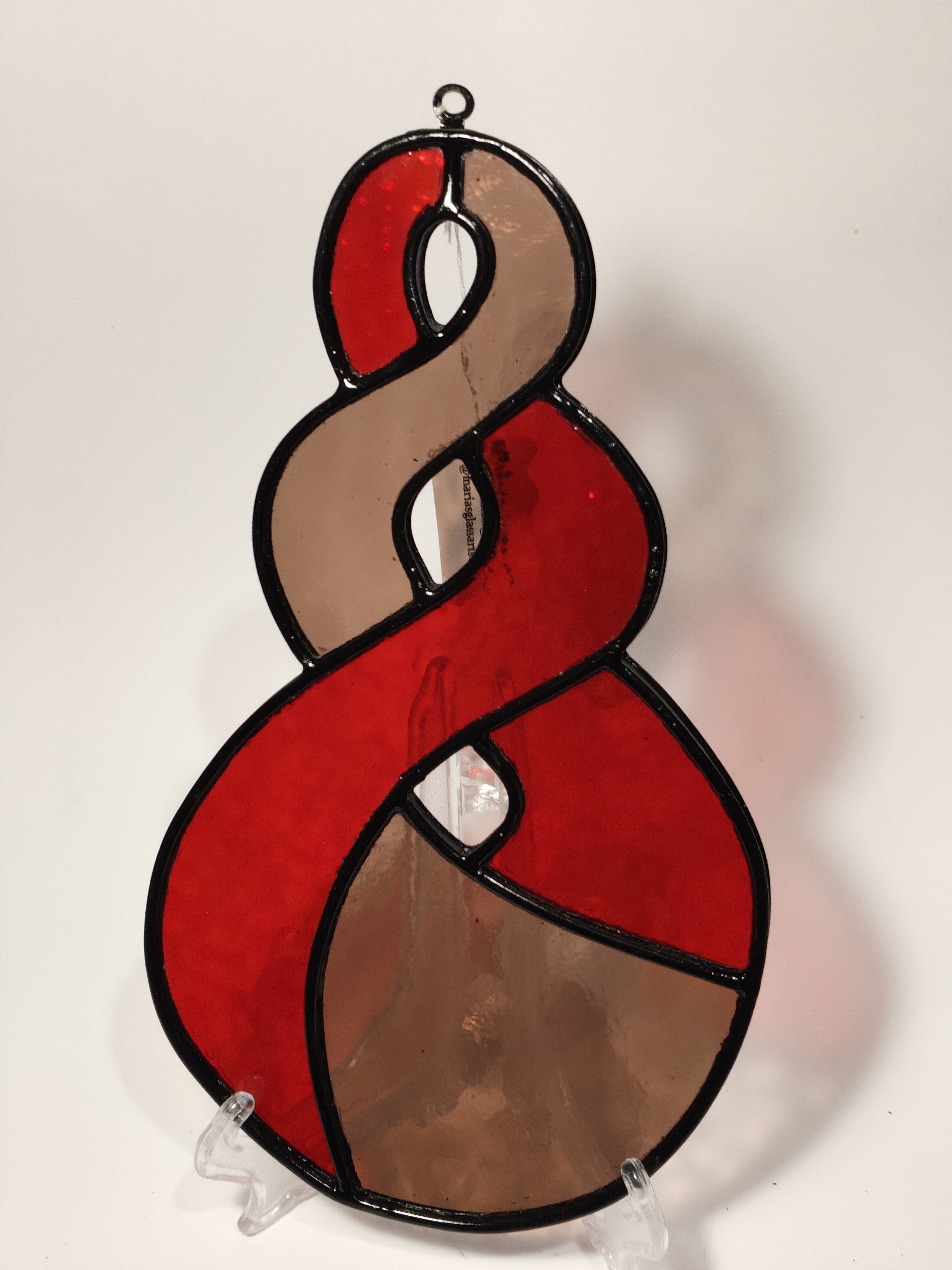 Stained Glass NZ Maori  Koru design 