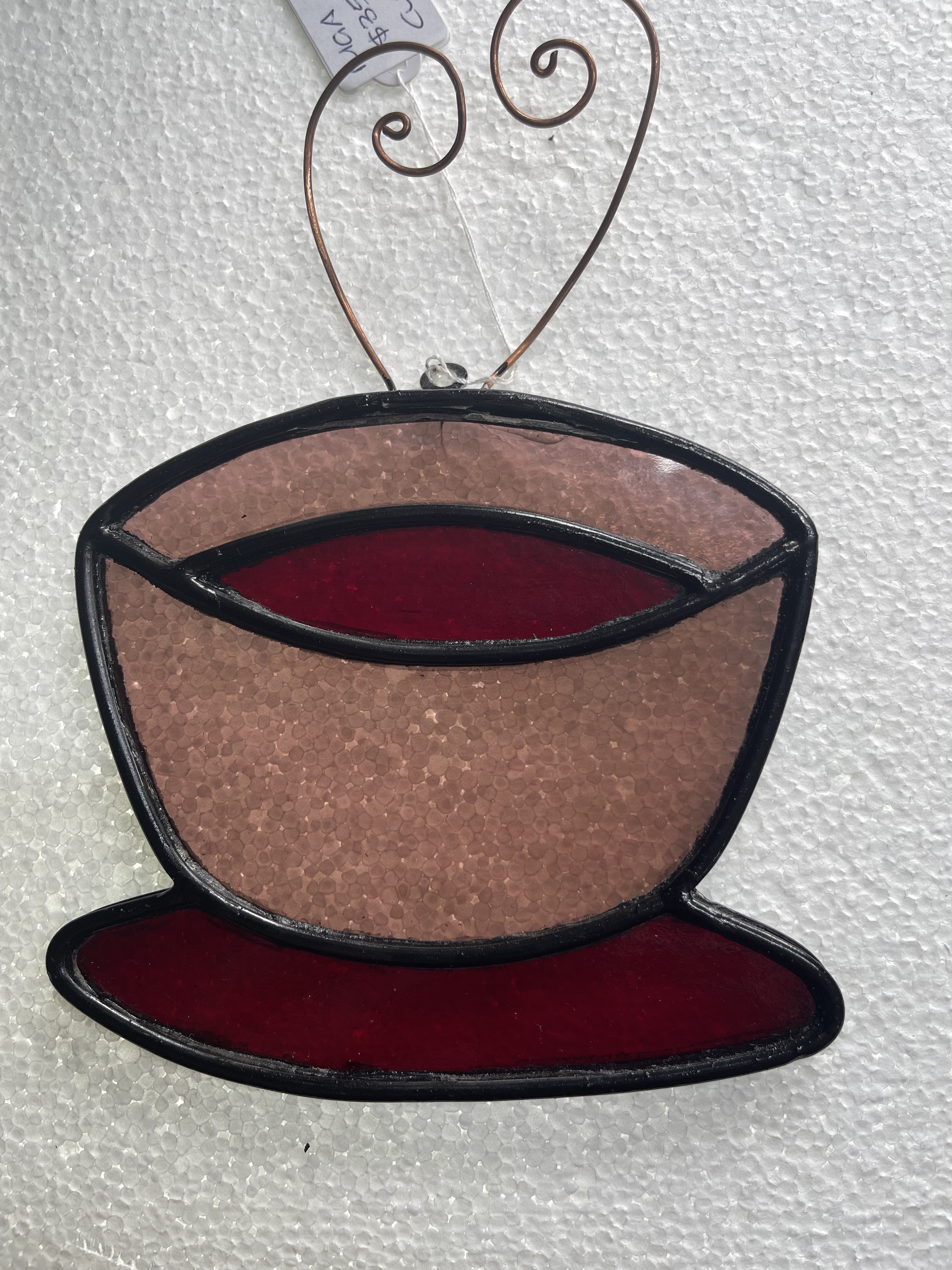 Stained Glass Brown Cup