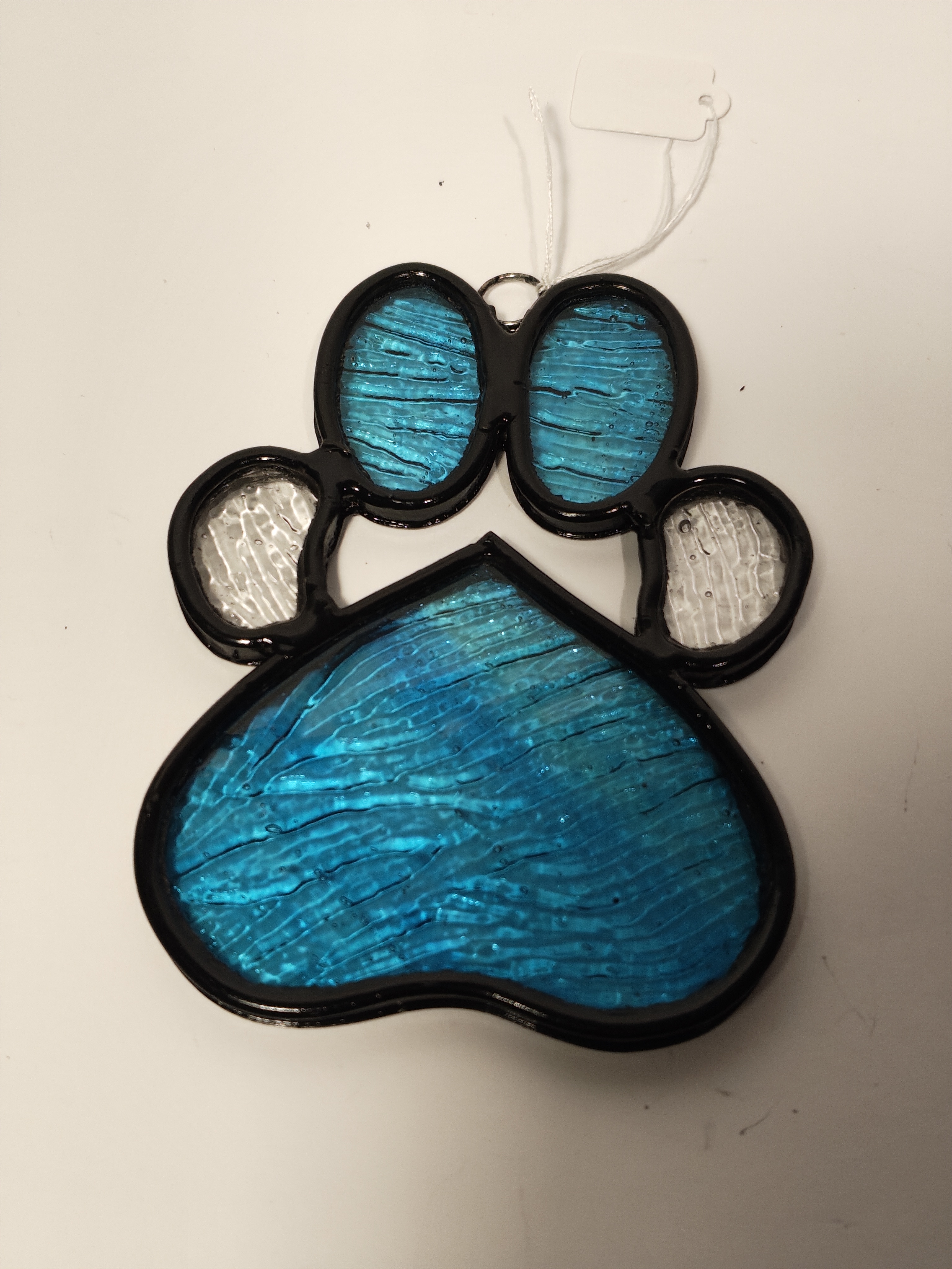 Stained Glass Big paws SunCatcher 