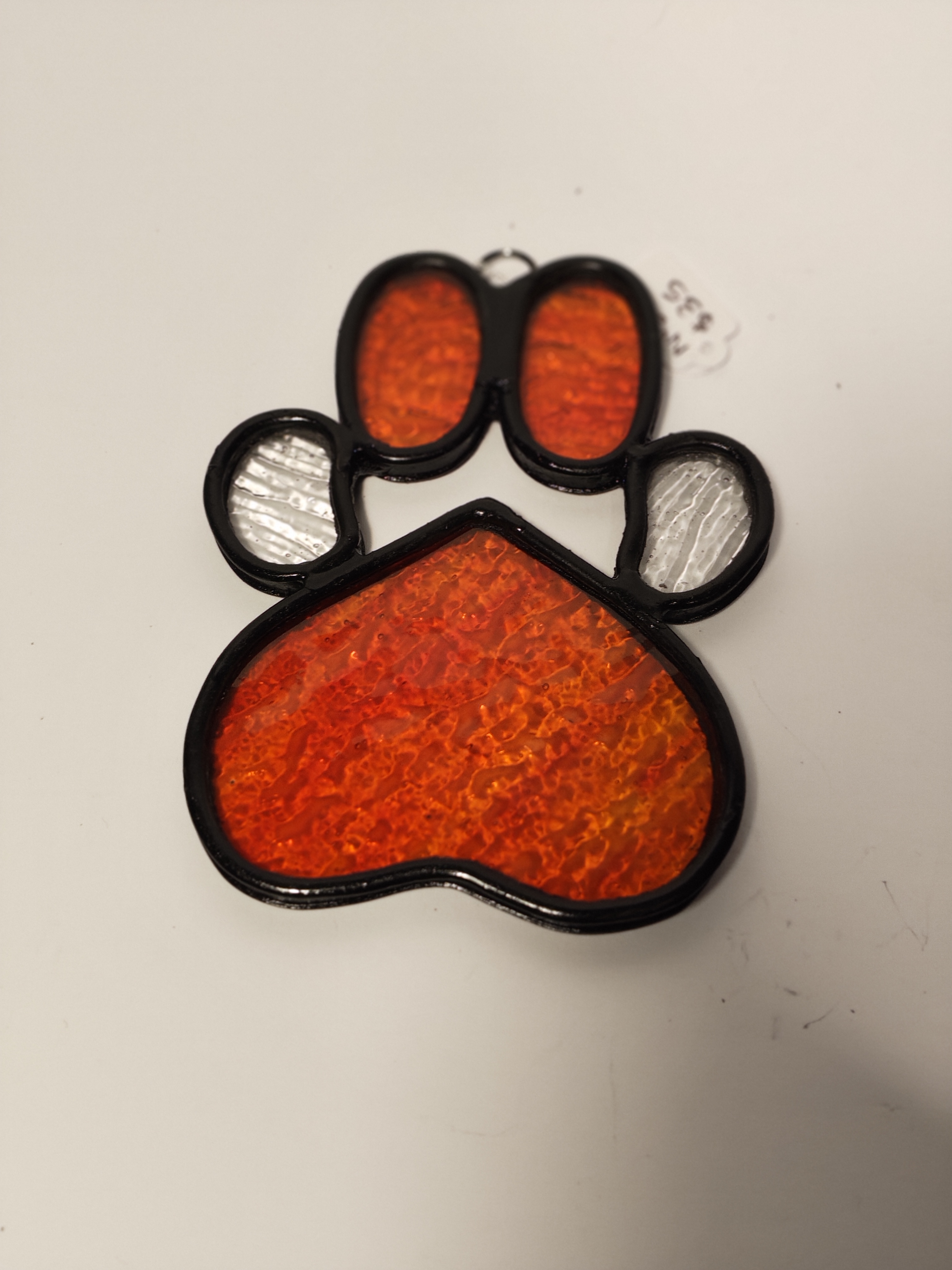 Stained Glass Big paws SunCatcher 
